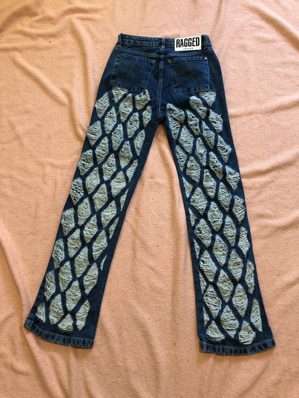 The Ragged Priest The Ragged Priest Patchwork Denim FLARED Size 26" / US 2 / IT 38 - 21 Thumbnail