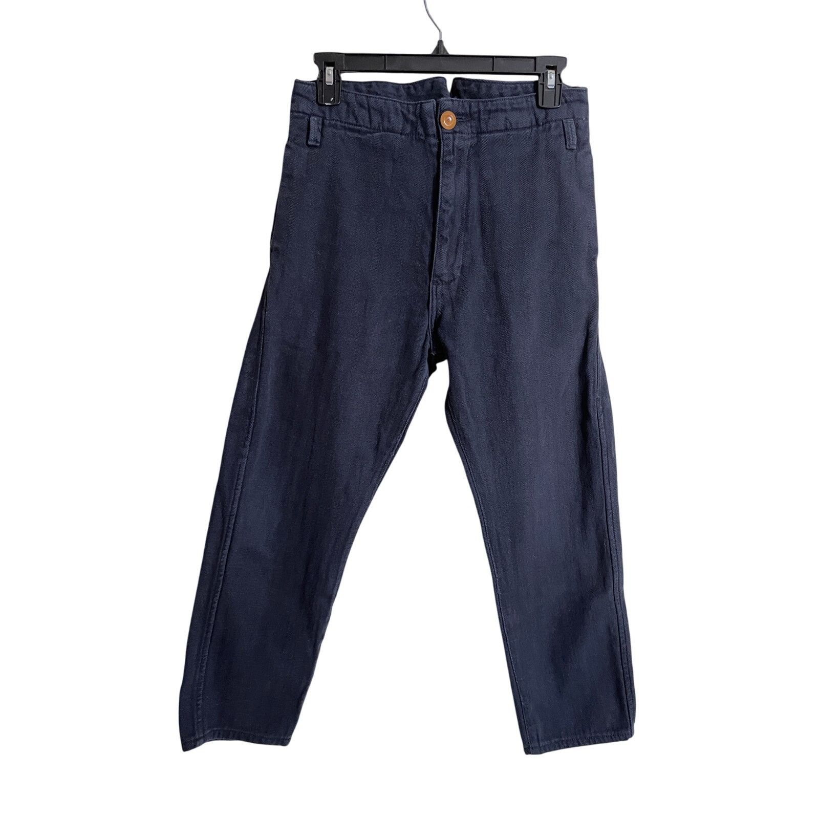 Prospective Flow Kaze Sashiko Pants Black Cotton Japanese