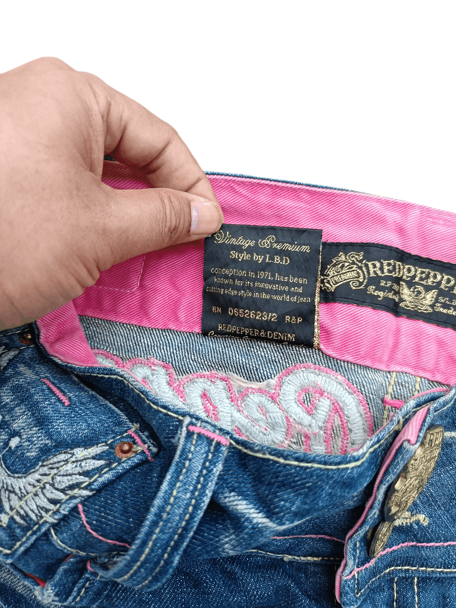 Beauty Beast Flared jeans Red Pepper low rise denim Undefined Size US 32 / EU 48 - 15 Thumbnail