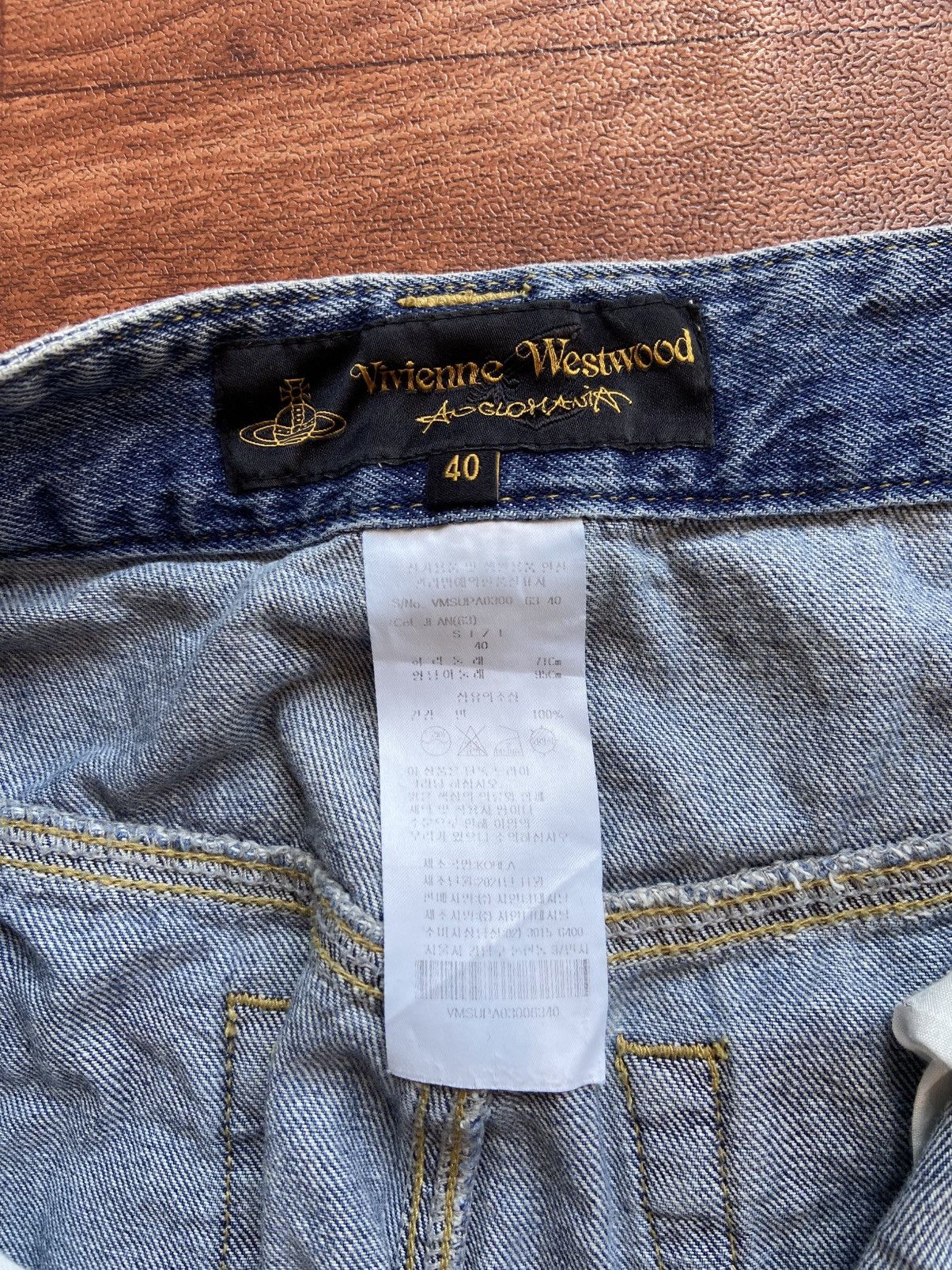 Vivienne Westwood VivienneWestwood Jeans Embroidery Logo 2 Colors Size 40" / US 18 - 10 Thumbnail