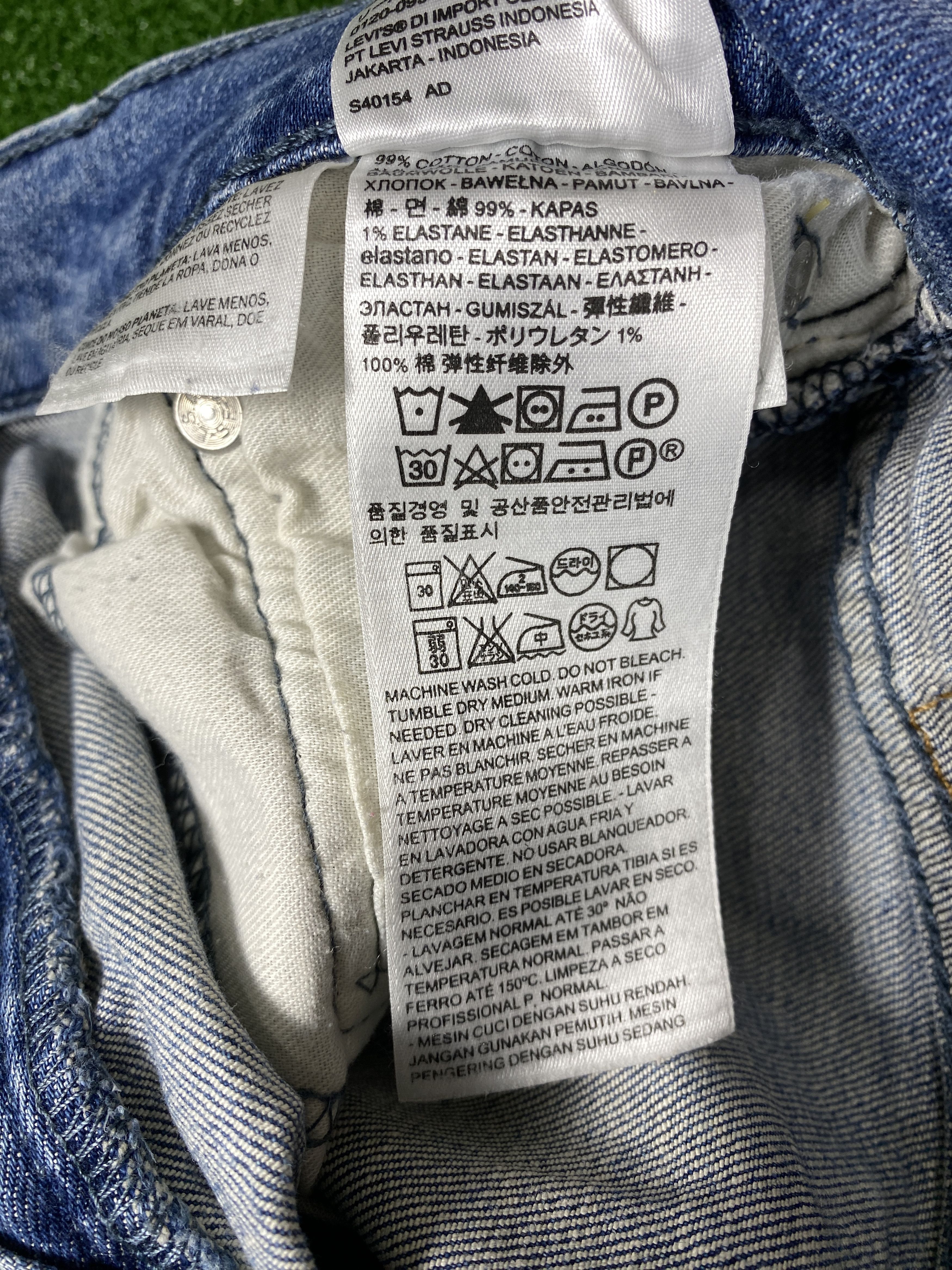 Levi's × Vintage Vintage Levis 514 Faded Blue Denim CP0031 Size US 32 / EU 48 - 12 Thumbnail