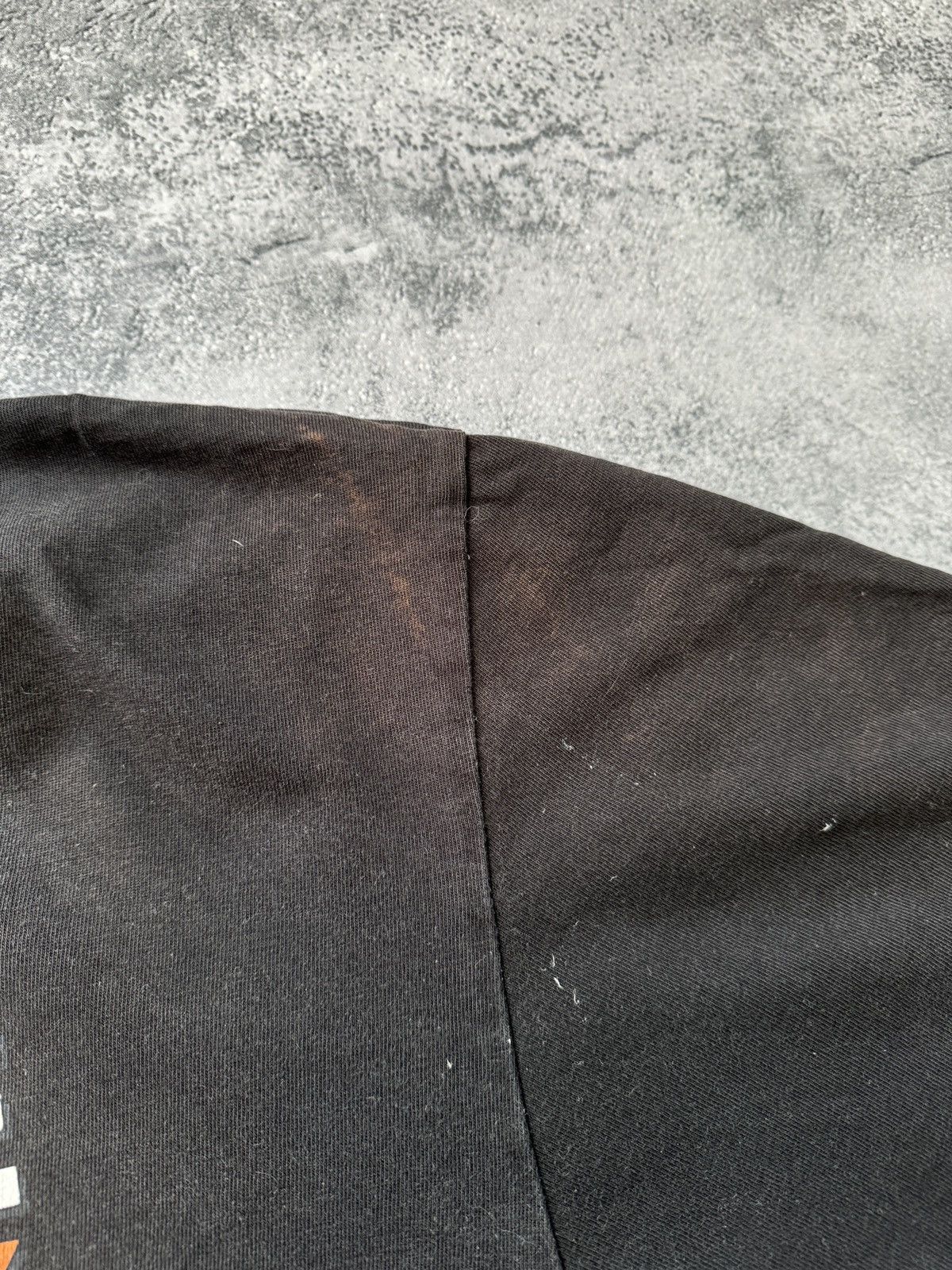 Harley Davidson × Vintage Vintage Harley Davidson Faded Black T-Shirt Size US XL / EU 56 / 4 - 10 Thumbnail