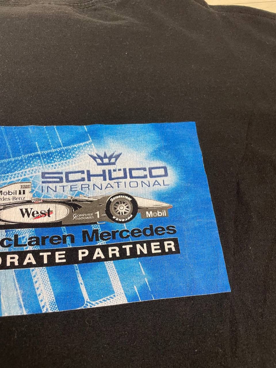 Mercedes-Benz Vintage West McLaren Mercedes Long Sleeve T Shirt Racing 90s Size US L / EU 52-54 / 3 - 13 Thumbnail