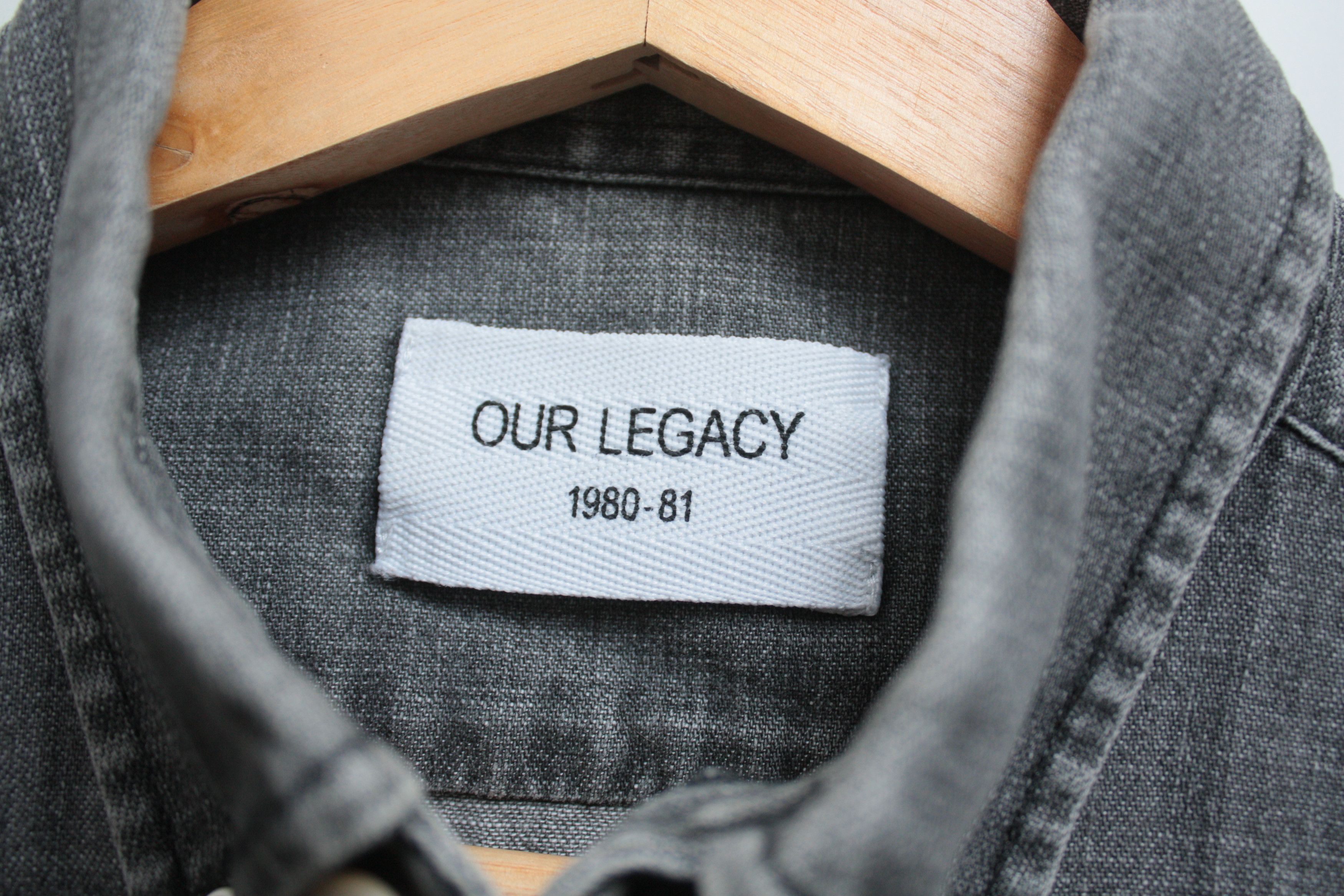Our Legacy Our Legacy Denim Grey Long Sleeve Shirt Men's S Size US S / EU 44-46 / 1 - 5 Thumbnail