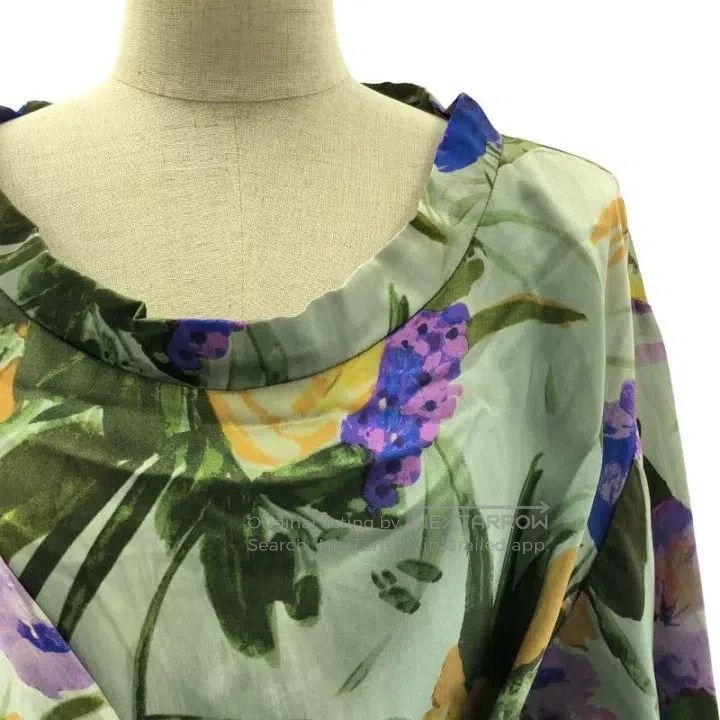 Dries Van Noten Dries Van Noten size:38 Floral Silk Shirt Size S / US 4 / IT 40 - 2 Thumbnail