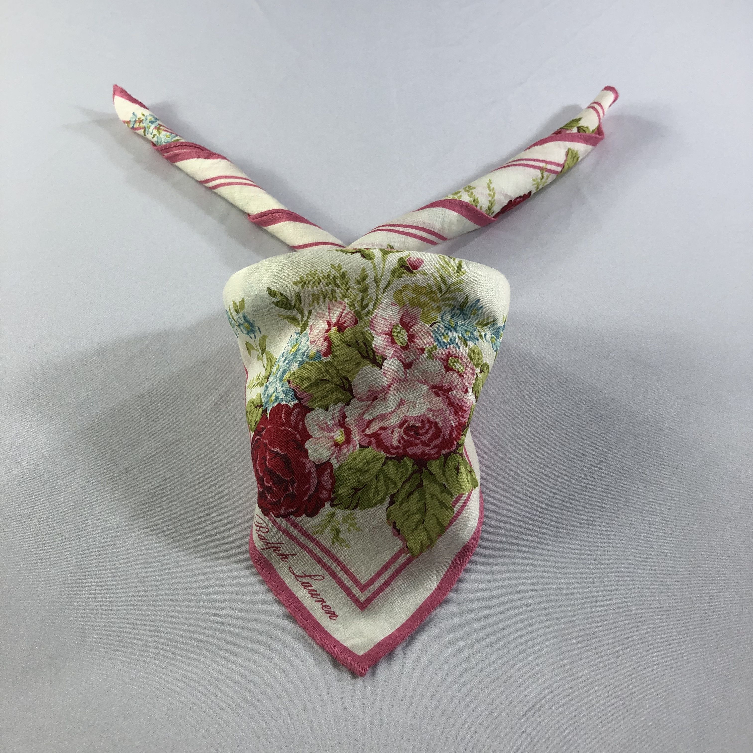 Ralph Lauren Ralph Lauren Floral Handkerchief Neckerchief Bandana H1488 Size ONE SIZE - 1 Thumbnail
