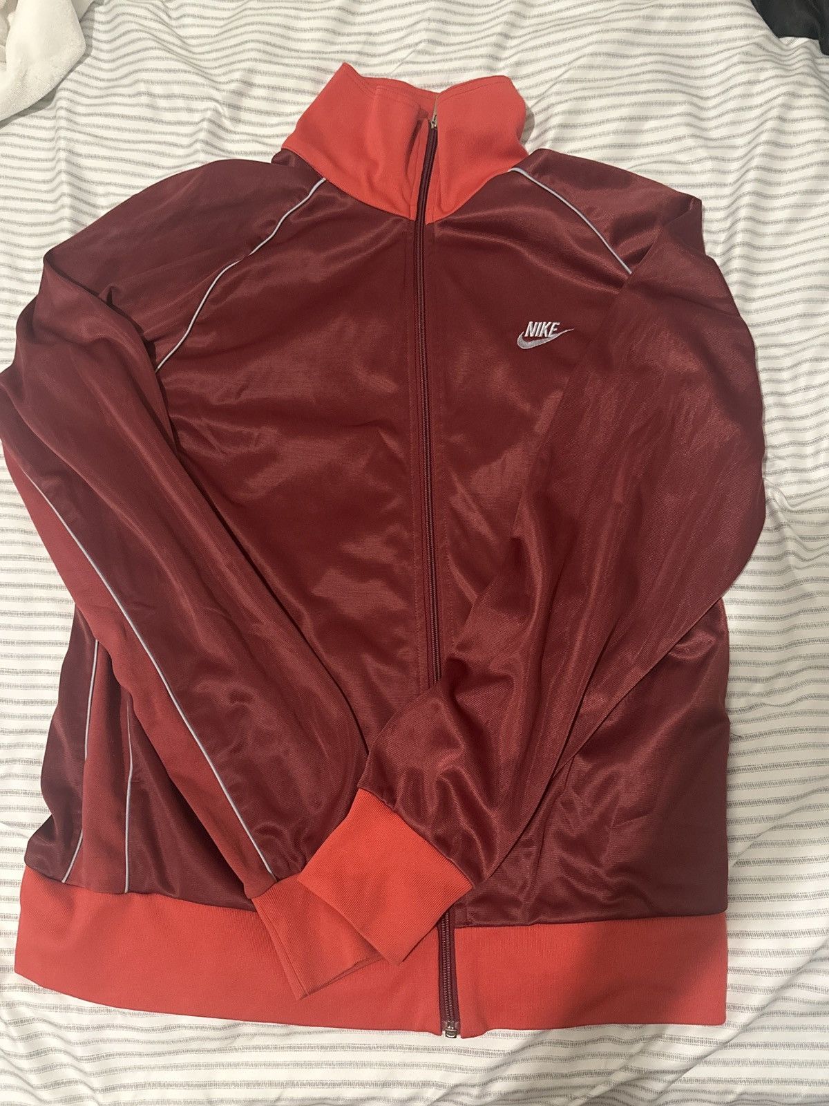 Nike × Vintage Vintage Nike Zip Up Track Jacket Size US XL / EU 56 / 4 - 3 Thumbnail