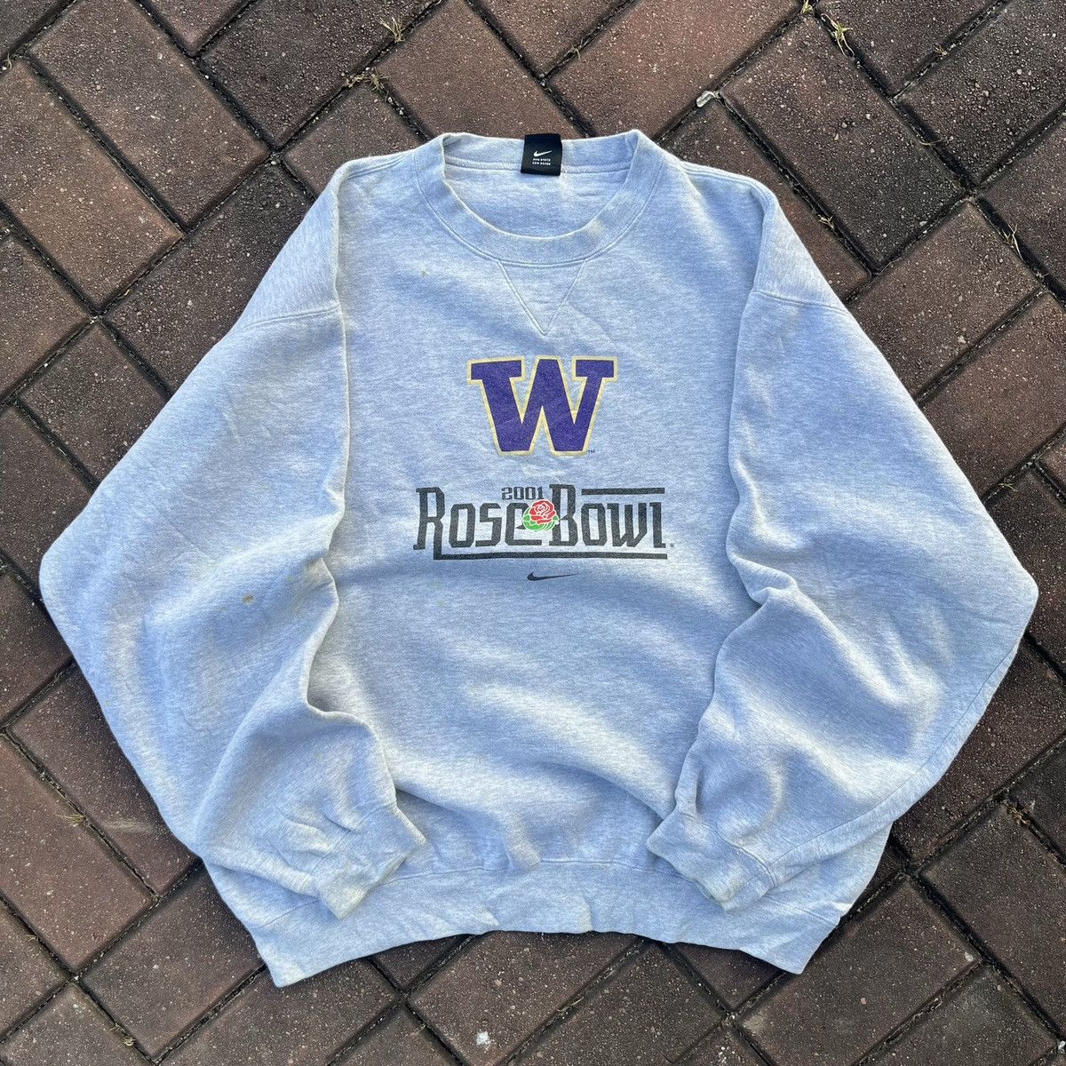 NFL × Nike × Vintage VINTAGE NIKE ROSEBOWL 2001 NFL SWEATSHIRT Size US XL / EU 56 / 4 - 1 Thumbnail