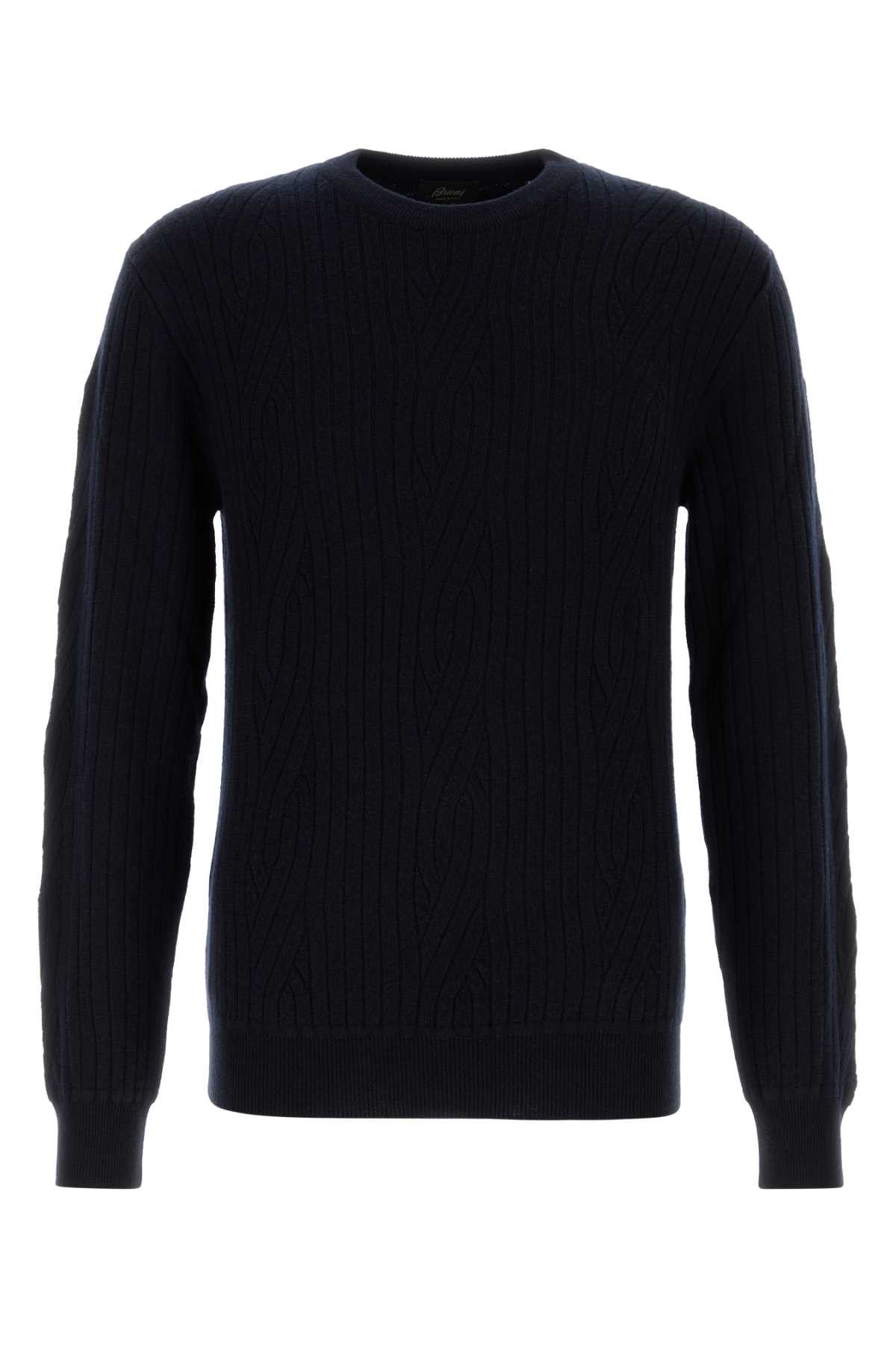Black Wool Blend Sweater