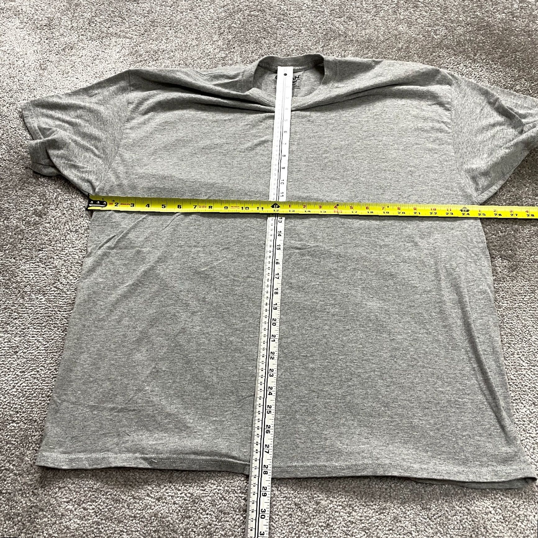 Gildan Gildan DryBlend T-Shirt Mens 2XL Gray Crew Neck Short Sleeve Cotton Basic Size US XXL / EU 58 / 5 - 5 Thumbnail
