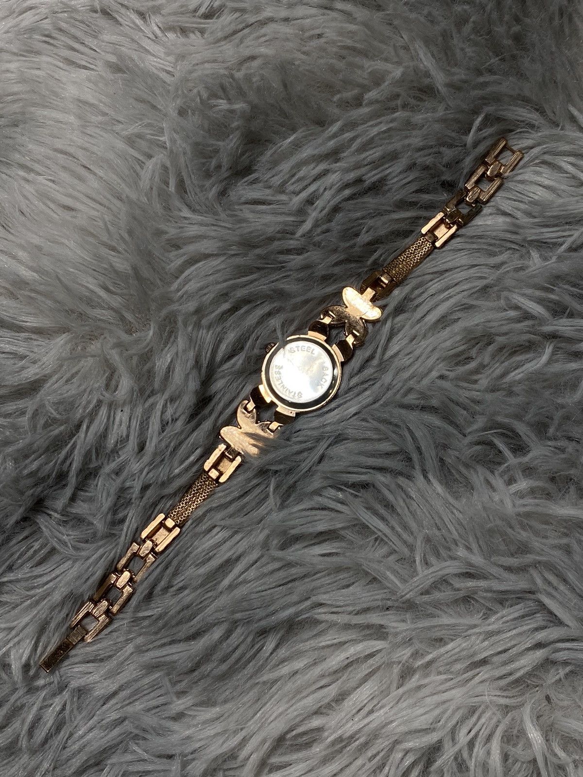 Japanese Brand × Jewelry × Vintage Soxy Gold-Tone Floral Bracelet Watch Size ONE SIZE - 10 Thumbnail