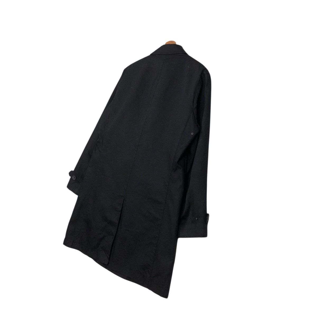 Japanese Brand SHIPS Archival Noir Tech-Twill Overcoat Issey Miyake Size US M / EU 48-50 / 2 - 12 Thumbnail