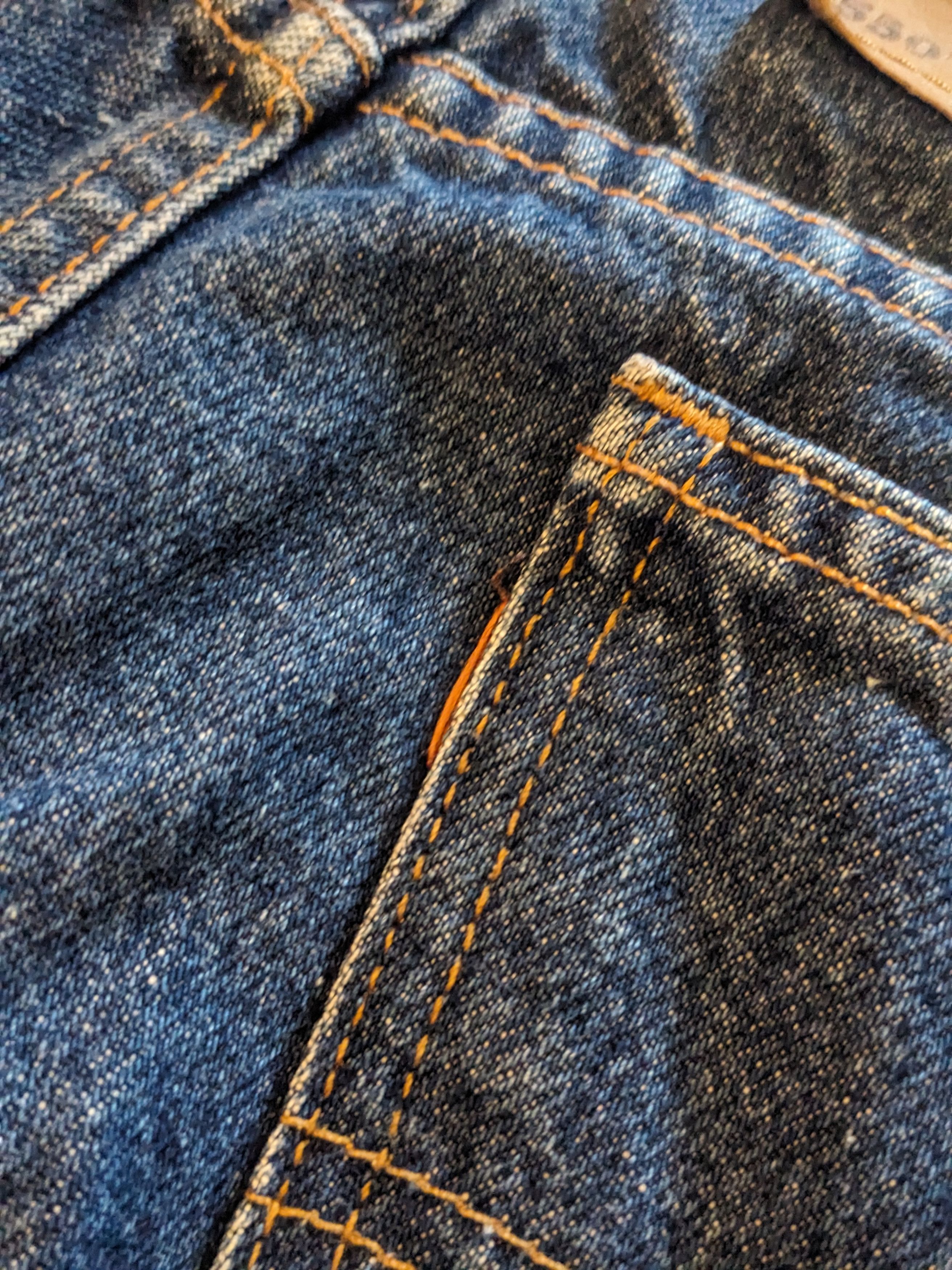 Levi's × Vintage Vintage 90s Levi's 550 36x32 Orange Tab Blue Denim Jeans Size US 36 / EU 52 - 3 Thumbnail