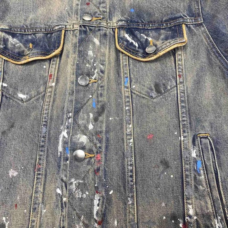 Amiri Amiri Make an old paint graffiti coat 2501-Nextarrow Size US M / EU 48-50 / 2 - 3 Thumbnail