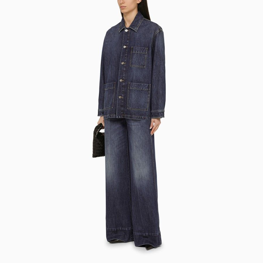 Bottega Veneta o1d2blof0824 Denim Jackets in Blue Size XS / US 0-2 / IT 36-38 - 2 Thumbnail