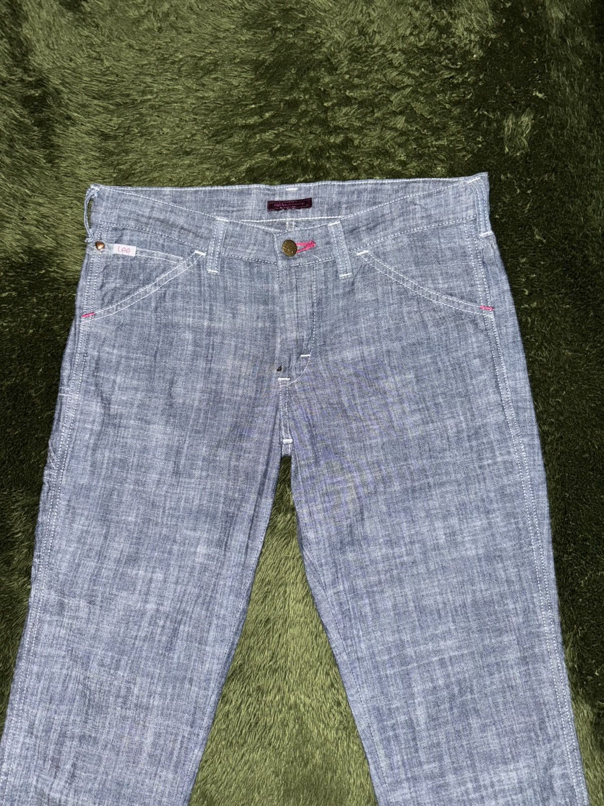 Lee [M] LEE Made in Japan EME Line Chambray Work Pants Size US 30 / EU 46 - 6 Thumbnail