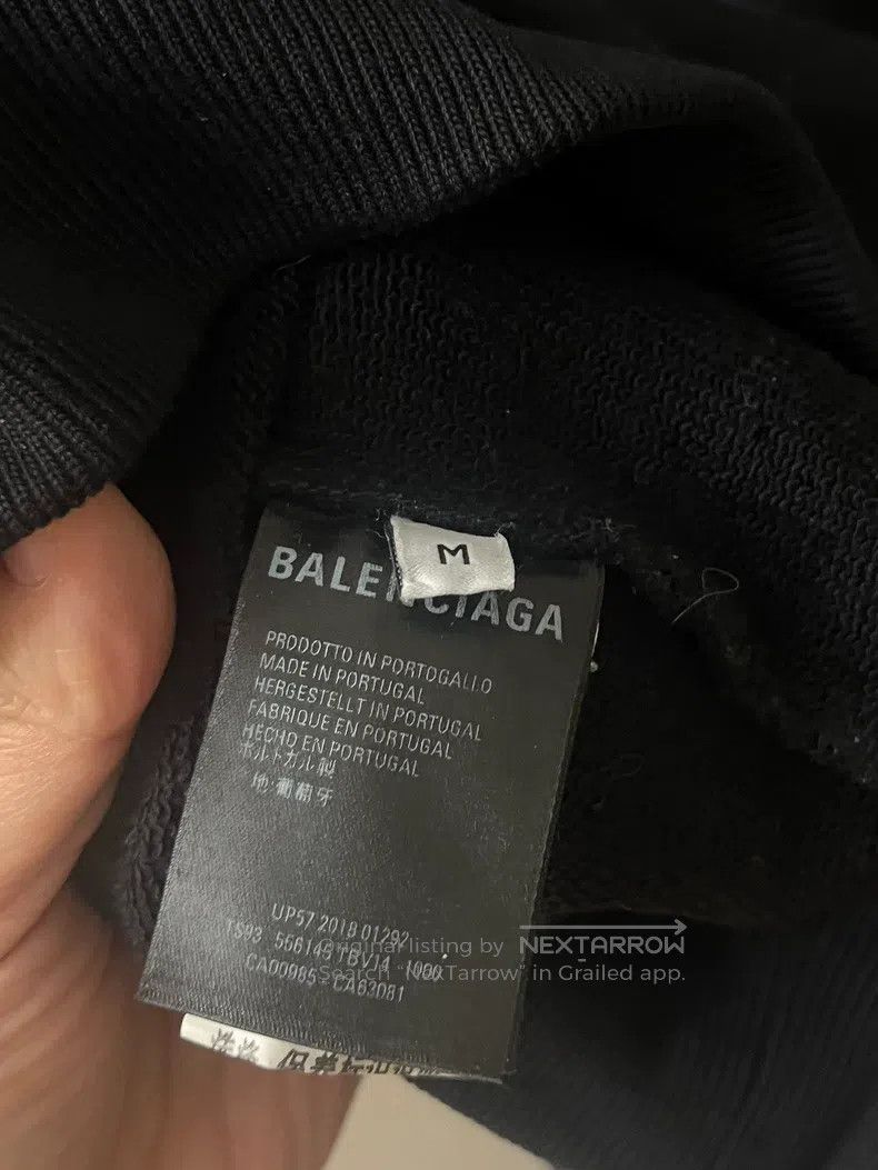 Balenciaga Balenciaga Coke Logo Black Hooded Sweatshirt Size US M / EU 48-50 / 2 - 7 Thumbnail