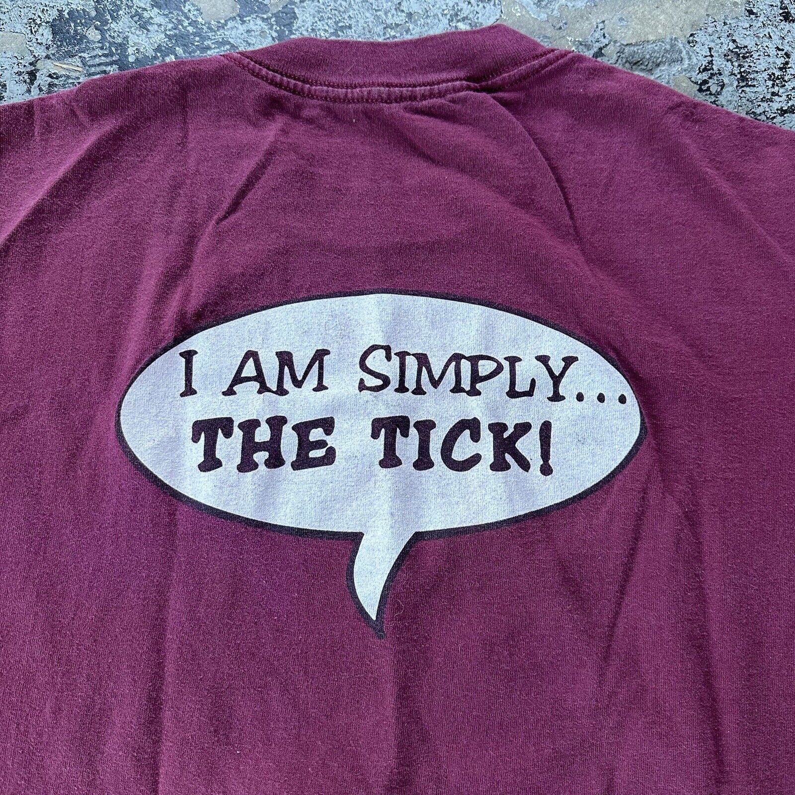 Fox Racing × Vintage Vintage 1993 The Tick Cartoon Promo T-Shirt Fox Kids Network Size US L / EU 52-54 / 3 - 4 Thumbnail