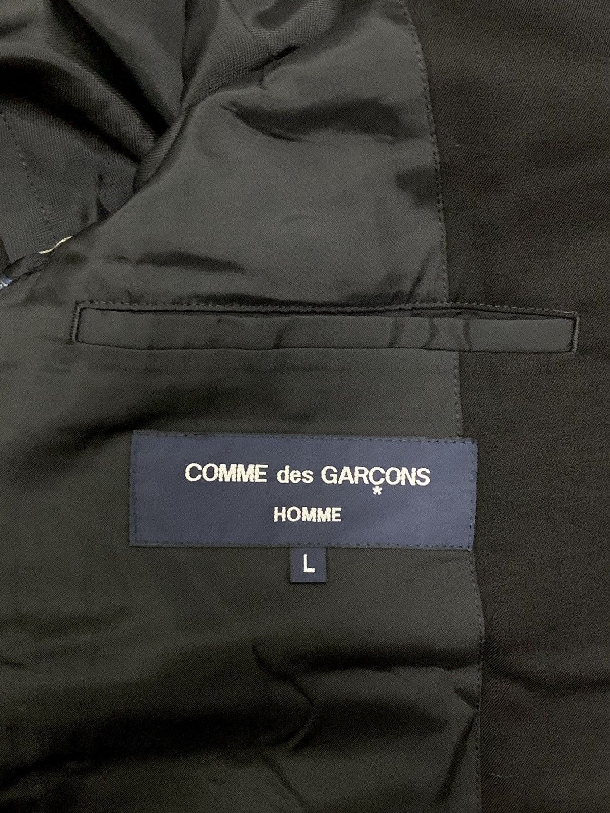 Comme des Garcons Homme COMME des GARÇONS HOMME AD2007 SINGLE BREASTED BLAZER Size US L / EU 52-54 / 3 - 2 Thumbnail