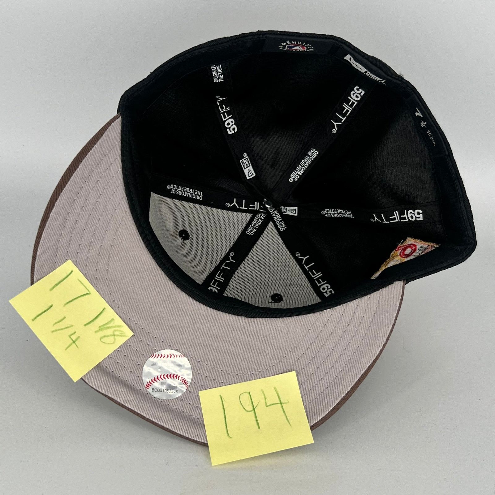 New Era Size 7 Black Brown LA Dodgers 60 Year Dodger Stadium Size ONE SIZE - 4 Thumbnail