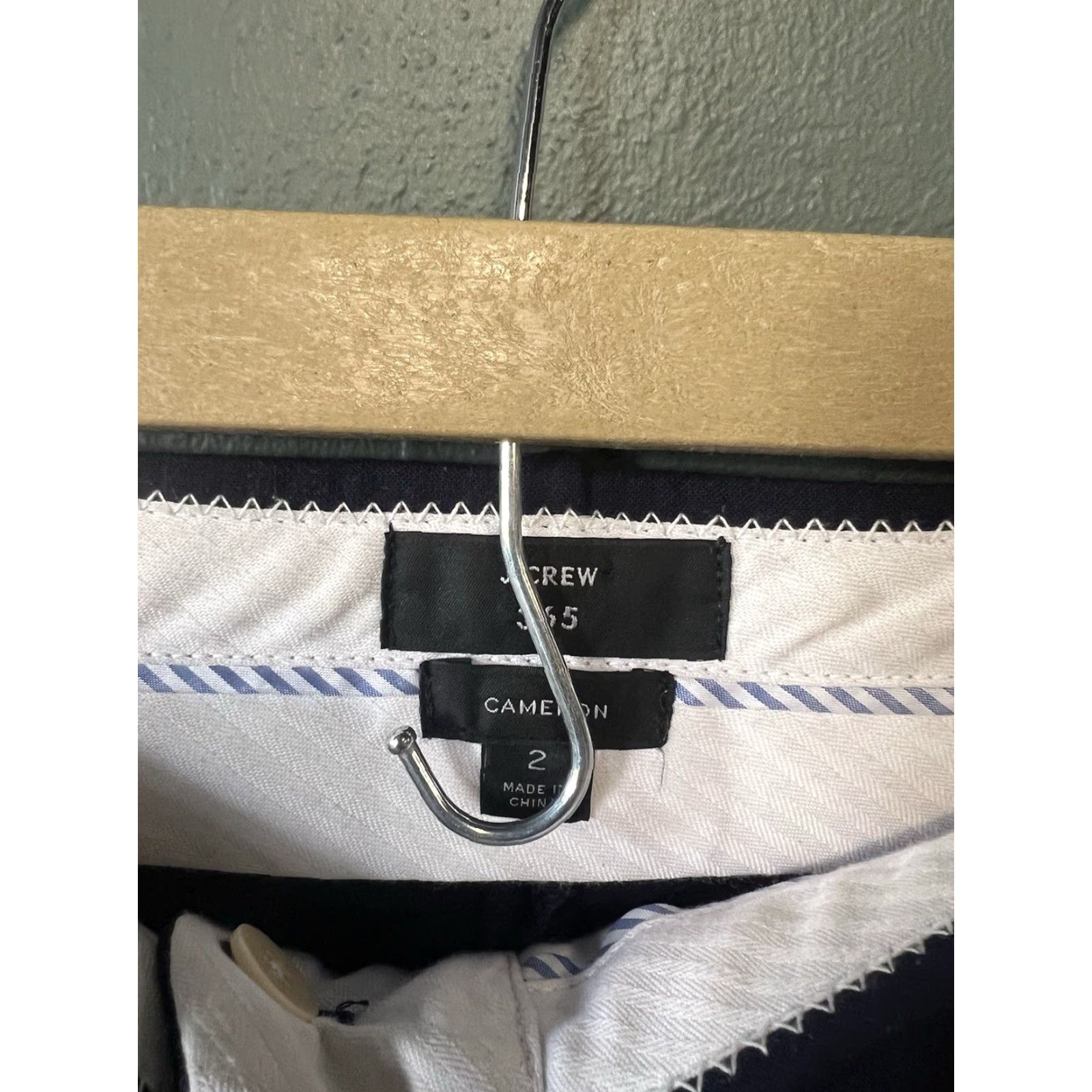 J.Crew J.CREW Slim Crop Cameron in Blue Four Season Stretch Ankle Crop Pants 2 Size 26" / US 2 / IT 38 - 3 Thumbnail