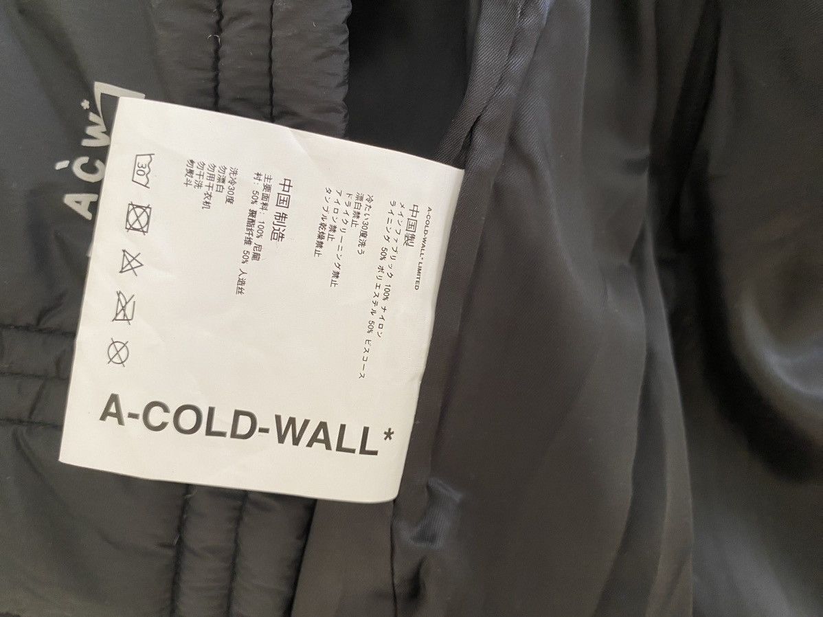 A-COLD-WALL* × Samuel Ross A-COLD-WALL* architectural padded winter jacket Size US XL / EU 56 / 4 - 13 Thumbnail