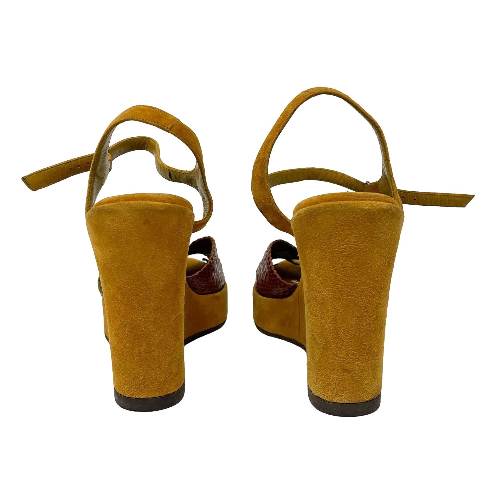 Other L'Autre Chose Suede Platform Wedge Sandals Size EU 38.5 US 8 Size US 8 / IT 38 - 5 Thumbnail