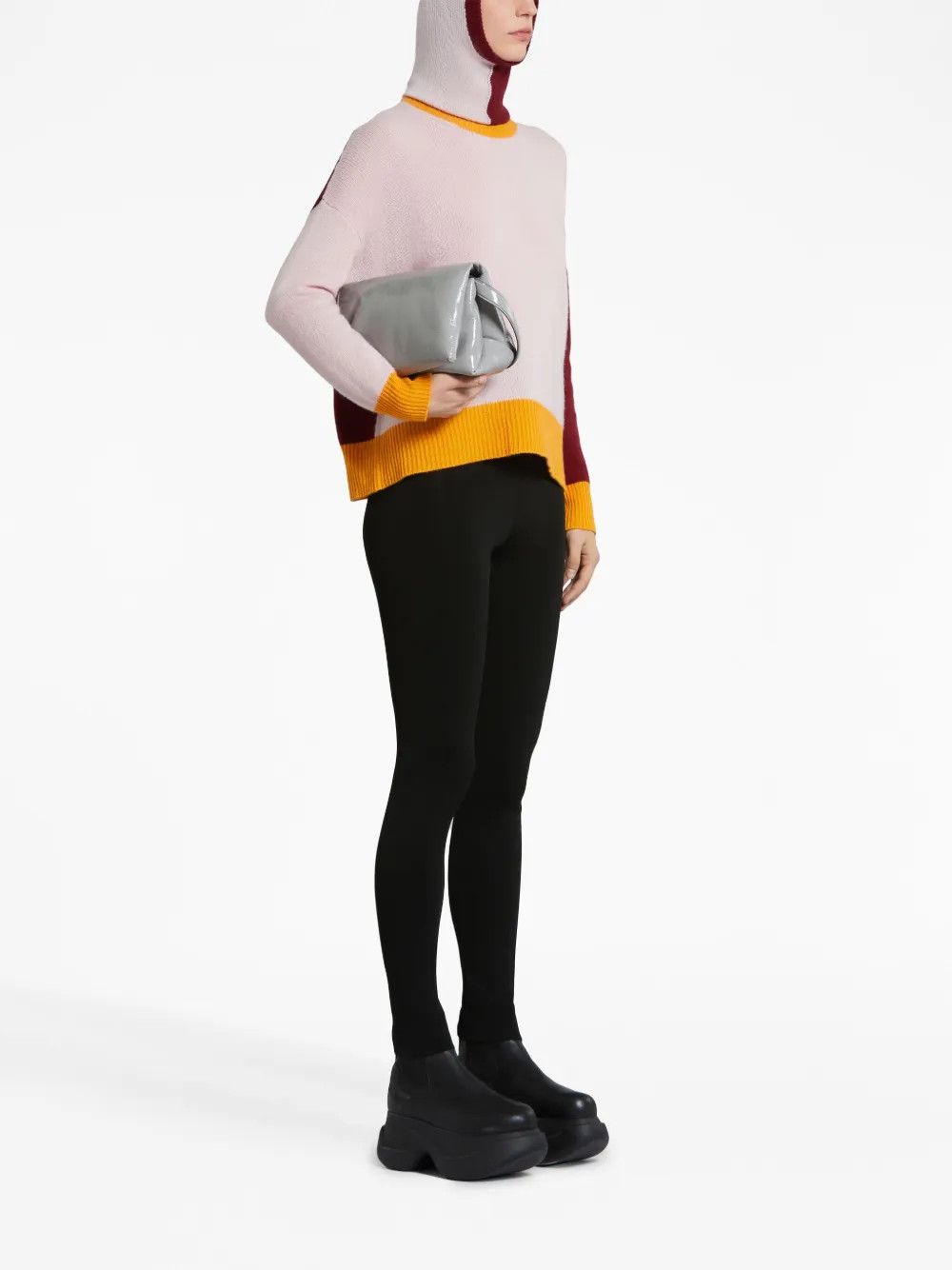 Marni o1y1125 Cashmere Blend Sweater in Multicolor Size S / US 4 / IT 40 - 5 Thumbnail