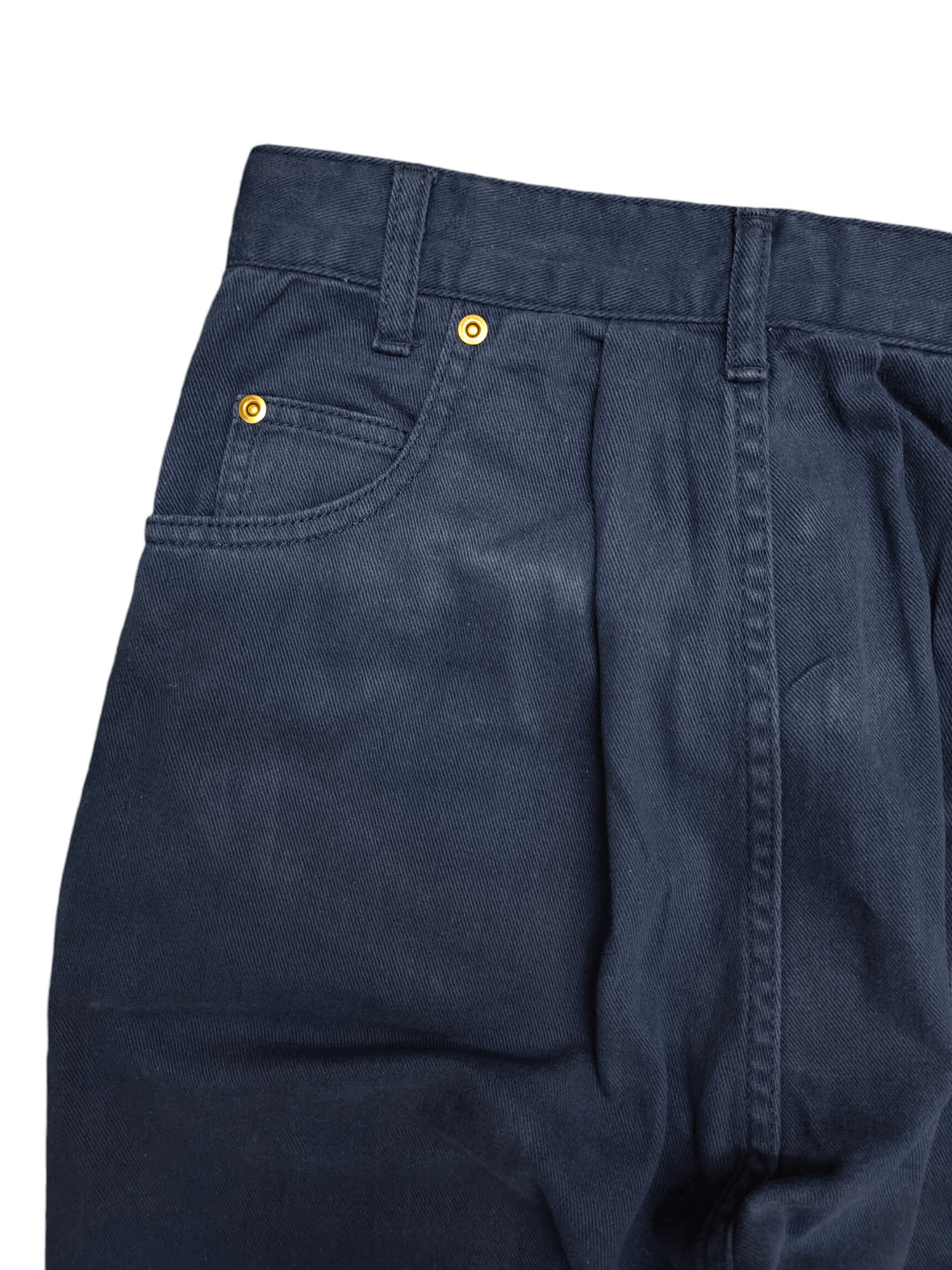 Issey Miyake Mercibeaucoup Issey Miyake Drop Crotch Reverse Denim Pants Size US 29 - 11 Thumbnail