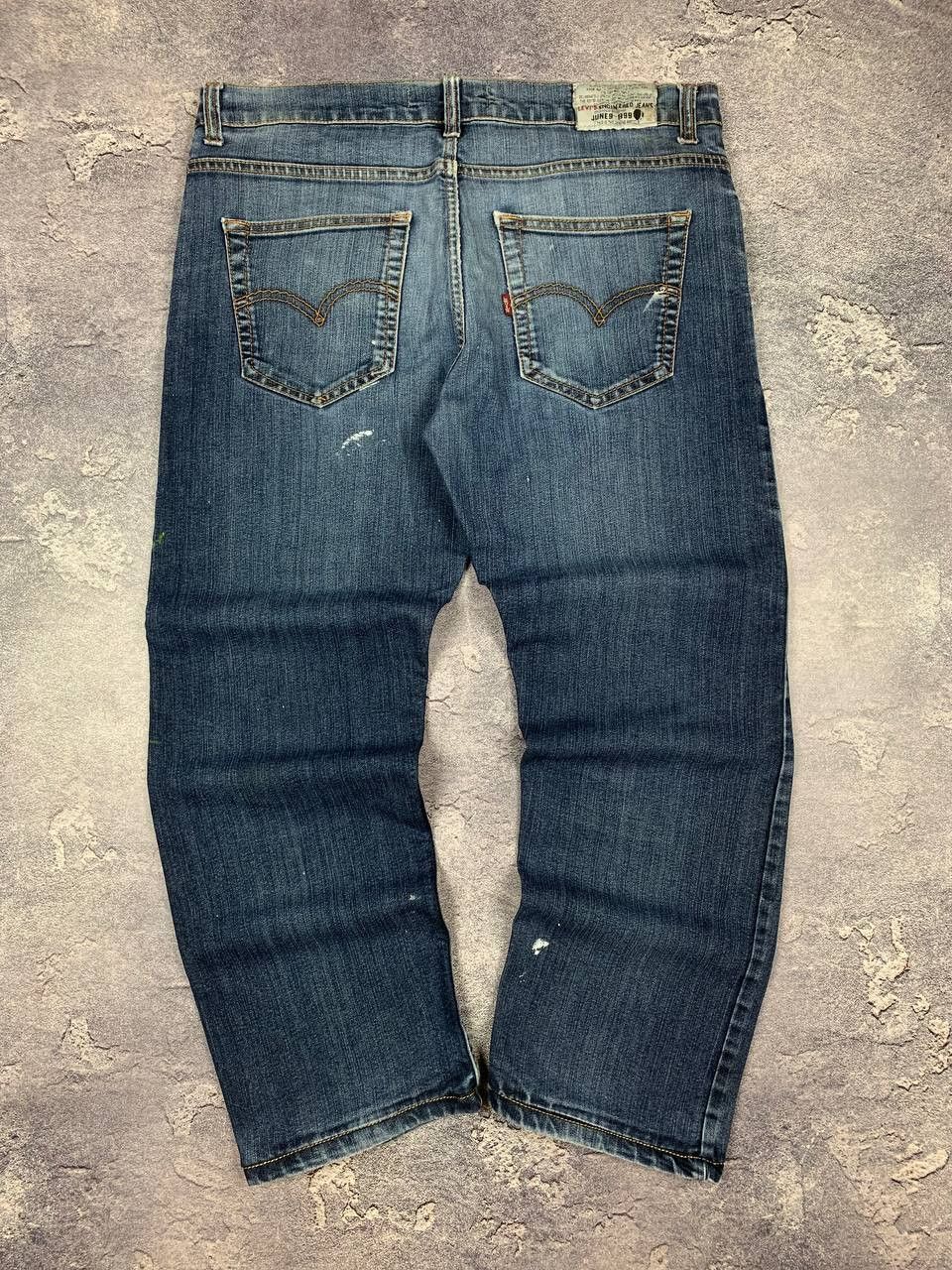 Levi's Levi’s Vintage Paint Jeans W35 L32 (Fits L27) Blue Size US 32 / EU 48 - 13 Thumbnail