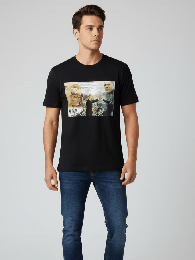 President's Vintage Style MLK Mountaintop Speech Obama Graphic Size US L / EU 52-54 / 3 - 1 Thumbnail