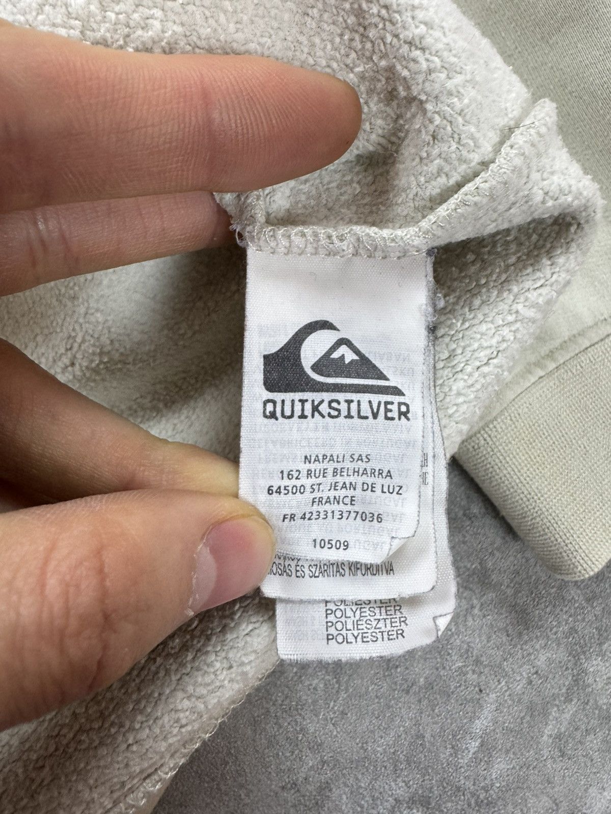 Quiksilver × Vintage QUIKSILVER Vintage 2000s Sweatshirt long sleeve big logo Size US XL / EU 56 / 4 - 5 Thumbnail