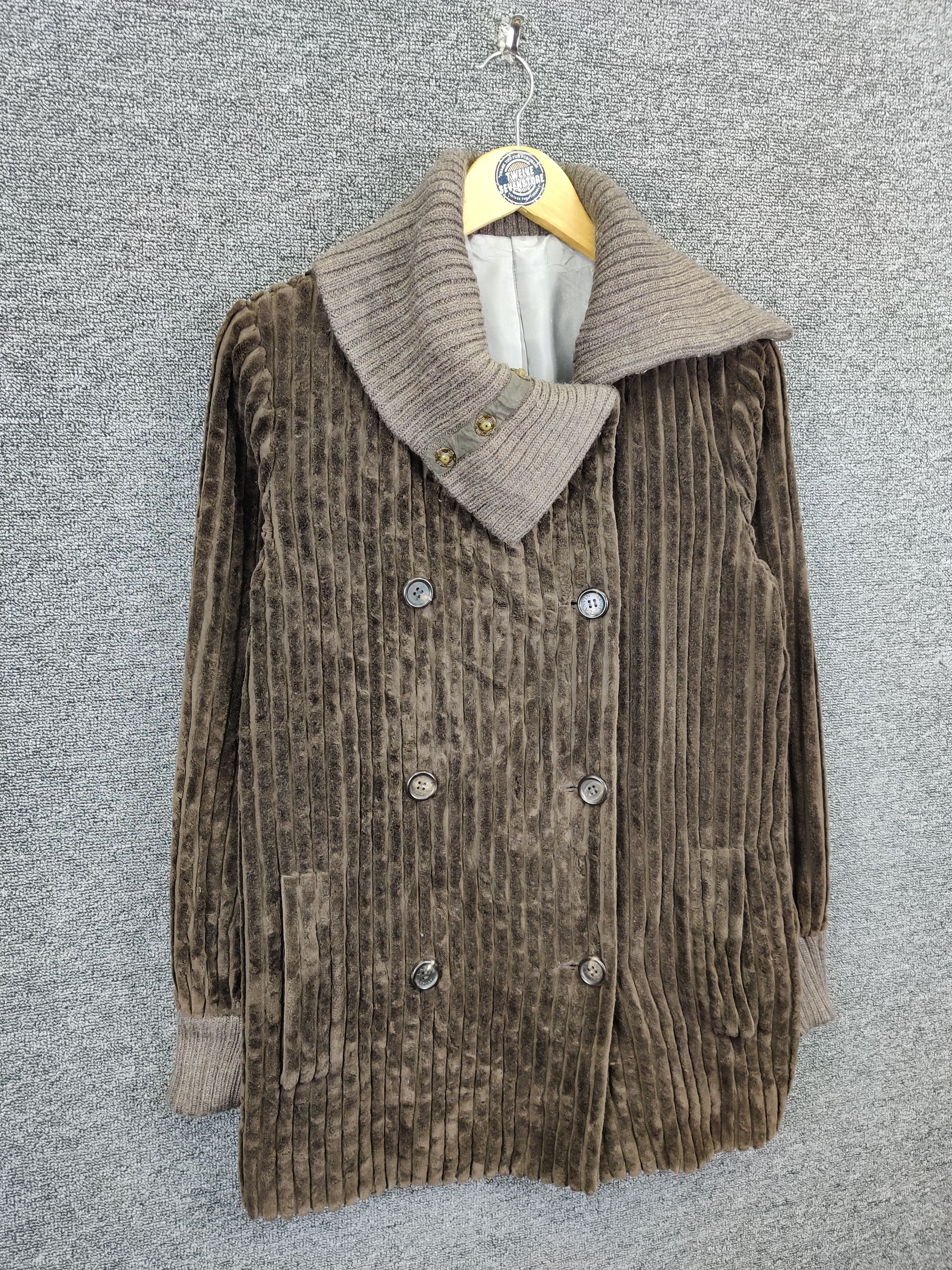 Lanvin Vintage Lanvin Sports Double Breasted Corduroy Coat Size US M / EU 48-50 / 2 - 5 Thumbnail