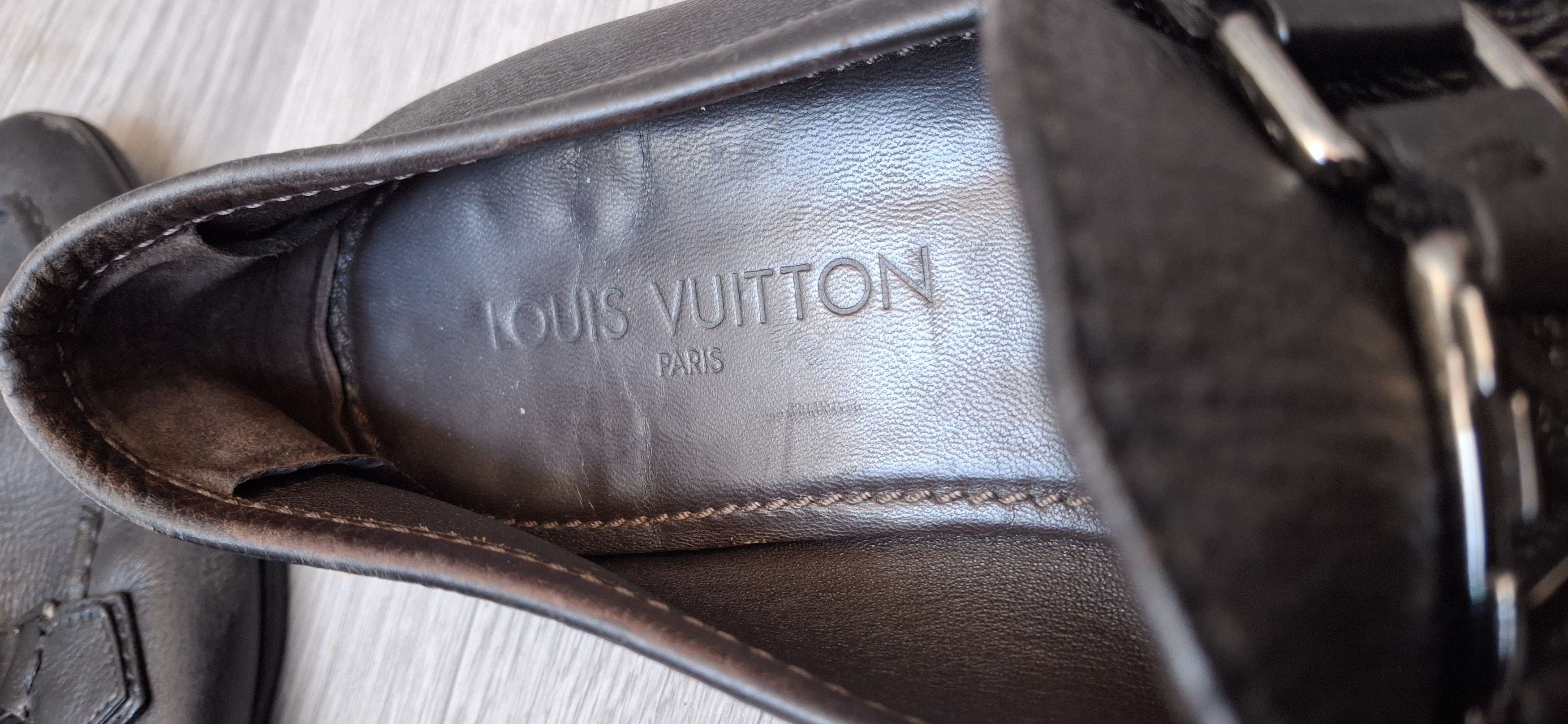 Louis Vuitton Louis vuitton logo black leather penny loafers Size US 8.5 / EU 41-42 - 15 Thumbnail