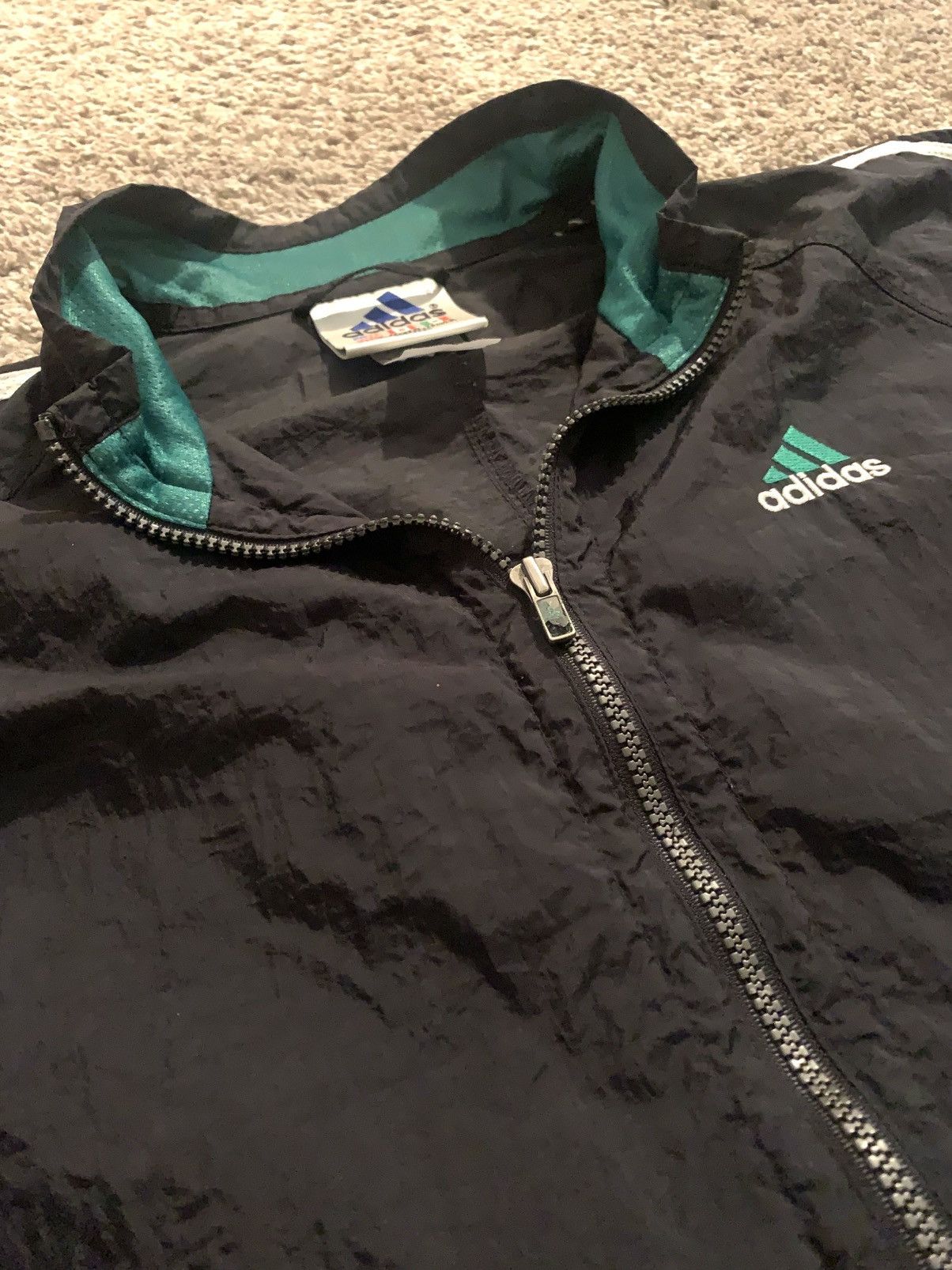 Adidas × Vintage Adidas Vintage 90s Full Zip Track Jacket Wind Breaker Size US M / EU 48-50 / 2 - 4 Thumbnail