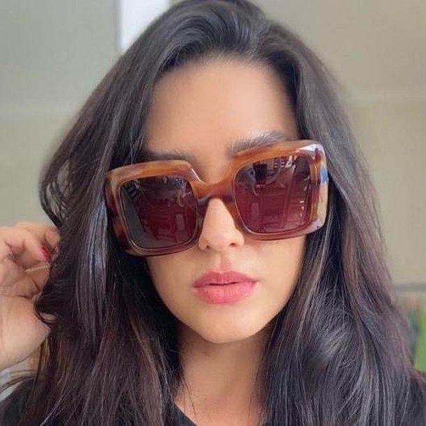 Gucci Gucci GG0896S 004 Women Sunglasses Havana Square Frame Size ONE SIZE - 1 Thumbnail