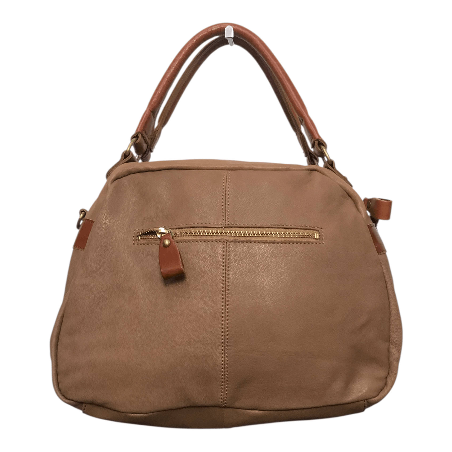 Genuine Leather Perche Fur Leather Tote Bag Size ONE SIZE - 5 Thumbnail