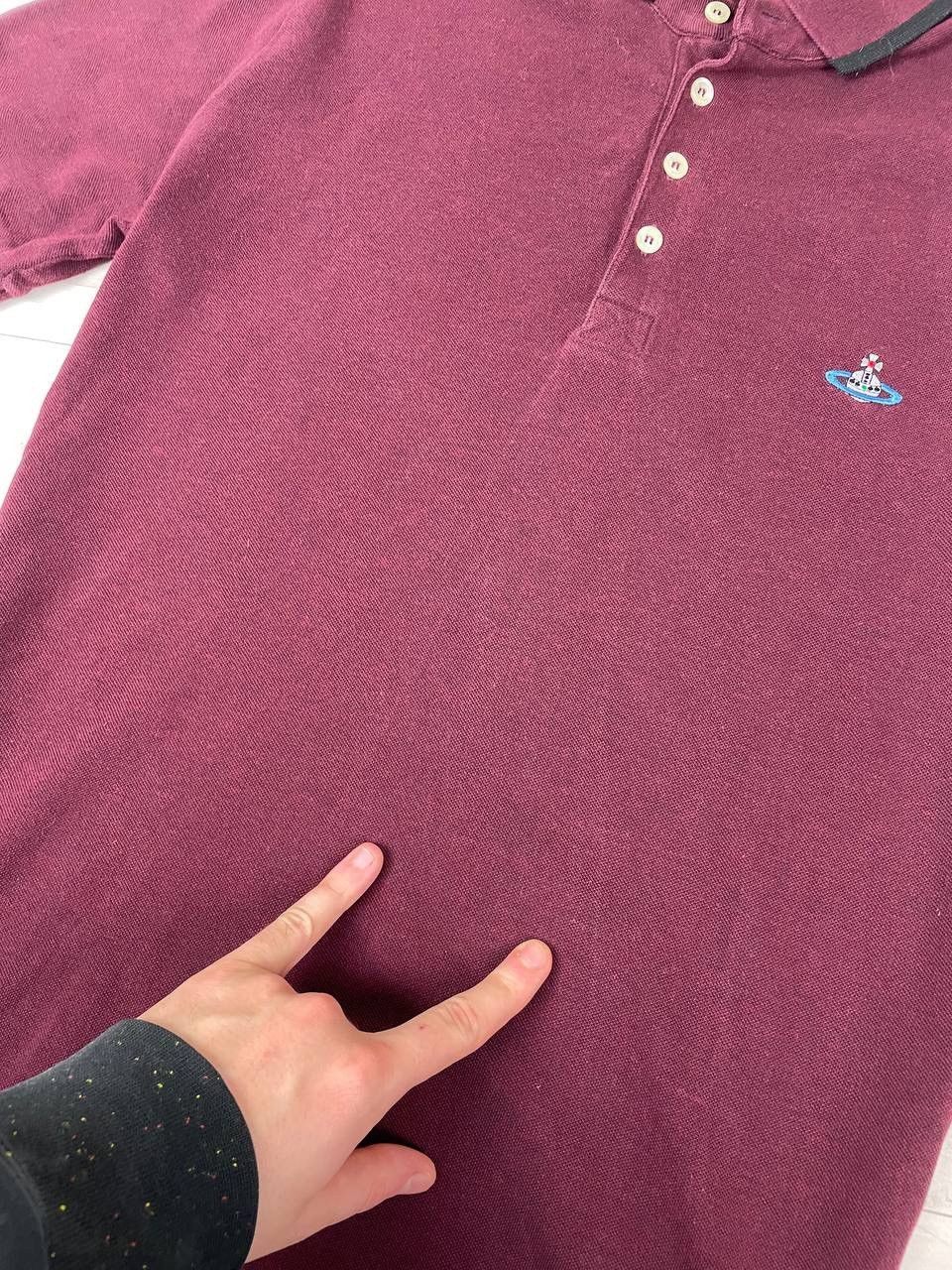 Vivienne Westwood Vivienne Westwood Polo Shirt Logo Orb Basic Luxury Size US XL / EU 56 / 4 - 4 Thumbnail