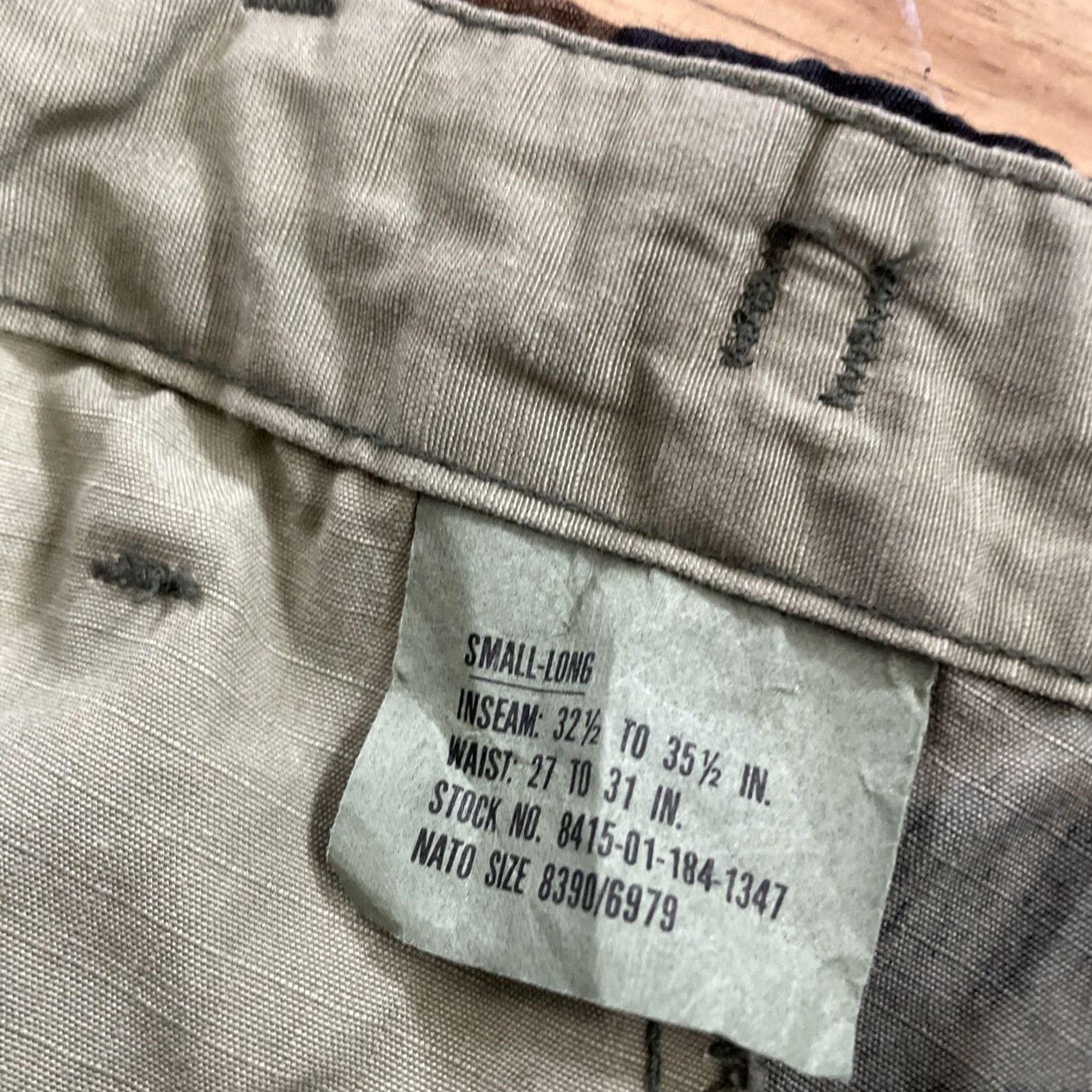Propper VINTAGE Propper Pants Men Small Long Green Woodland Camo Cargo Trouser US Military Vtg Size US 29 - 6 Thumbnail