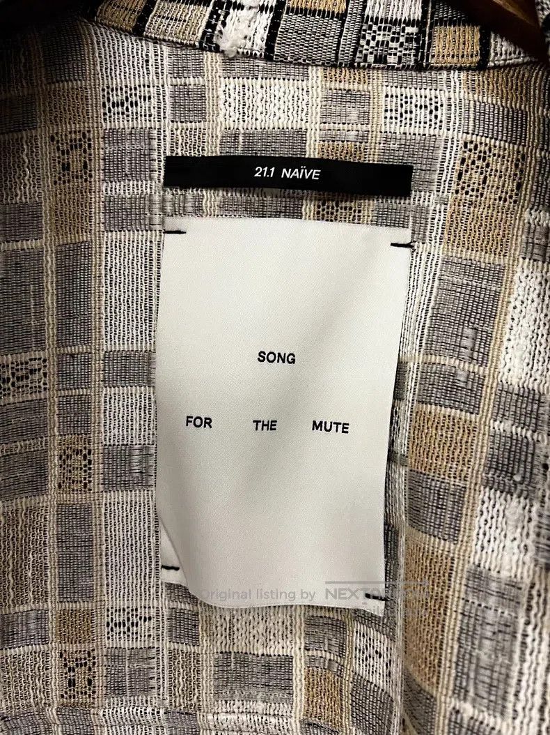 Song For The Mute Song For The Mute Gingham Woven Blazer Jacket Size US M / EU 48-50 / 2 - 7 Thumbnail