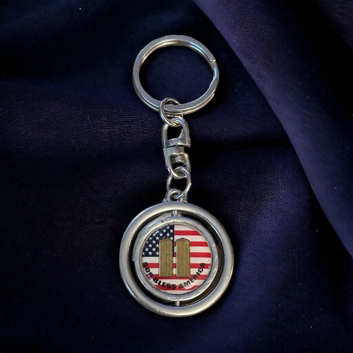 Other God Bless America Twin Towers keychain Size ONE SIZE - 1 Thumbnail
