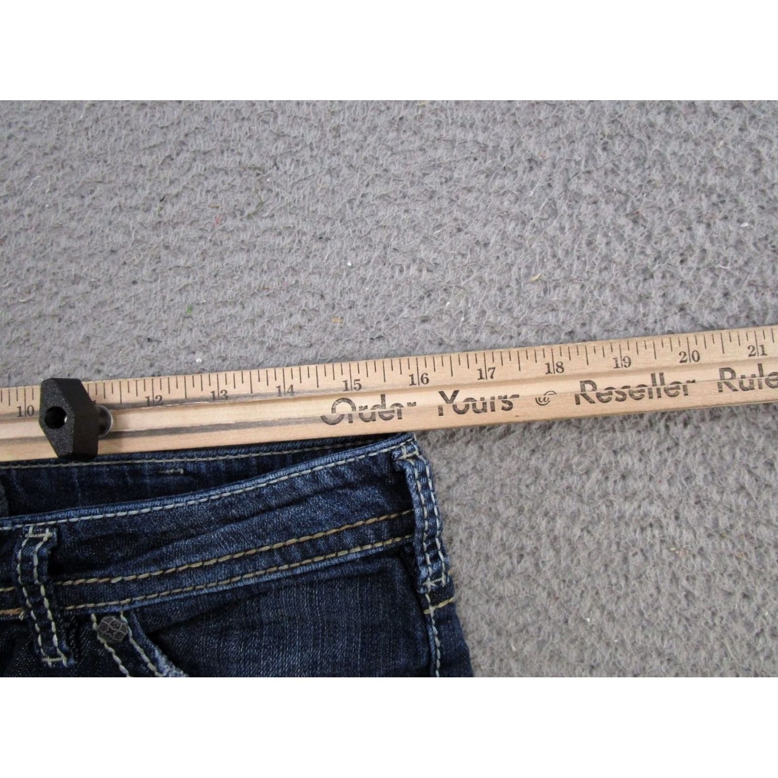 Silver Jeans Co. Silver Jeans Co Natsuki Blue Stretch Denim Jeans Womens Size 31 Regular - Bootcut, 5-Pocket, Denim, ZIP, Dark, VTG Size 24" / US 00 / IT 34 - 7 Thumbnail
