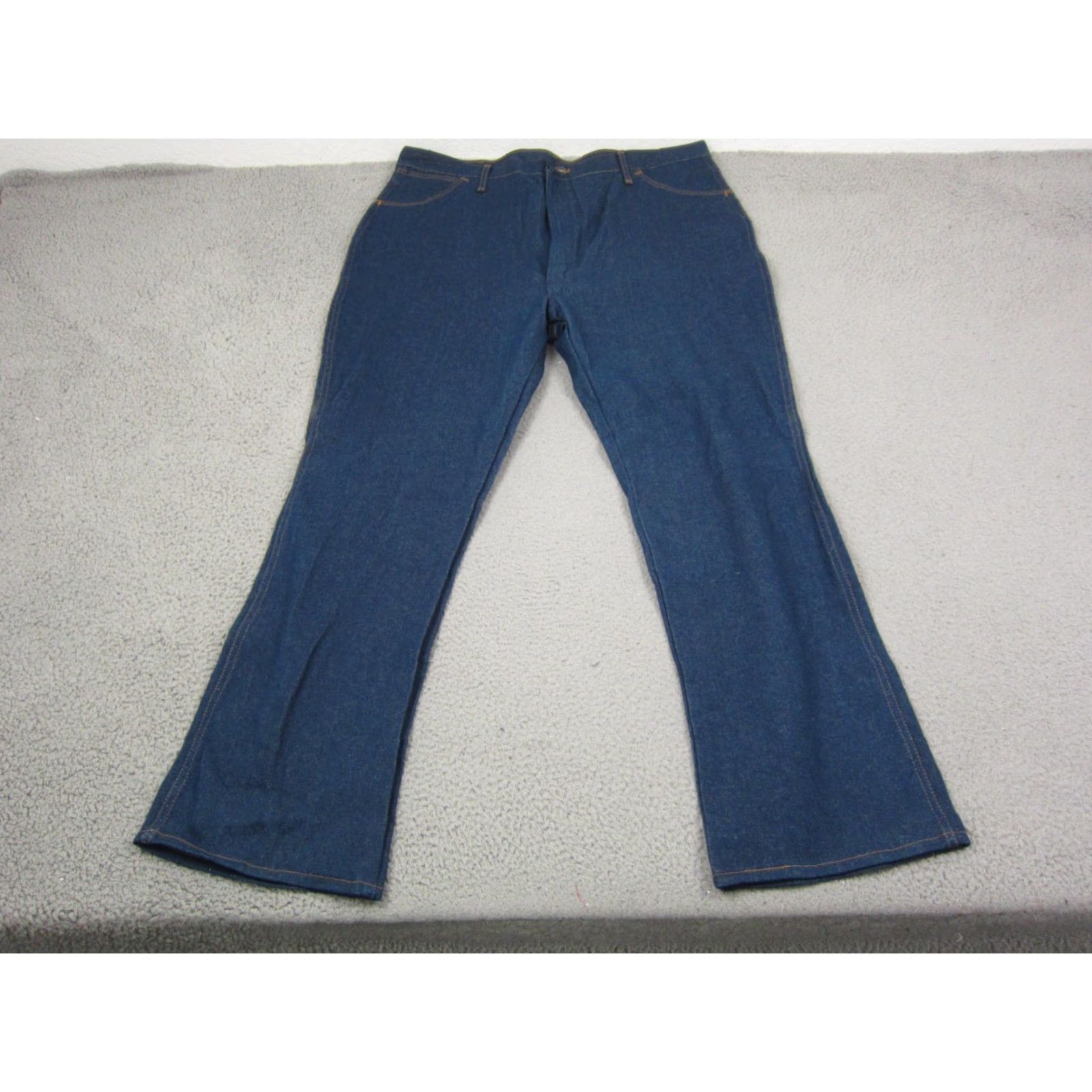 Wrangler Vintage Wrangler Jeans Mens 44 32 Blue Cowboy Bootcut Made in USA Wrangler Cowboy Cut 945DEN 70s Size US 44 / EU 60 - 4 Thumbnail