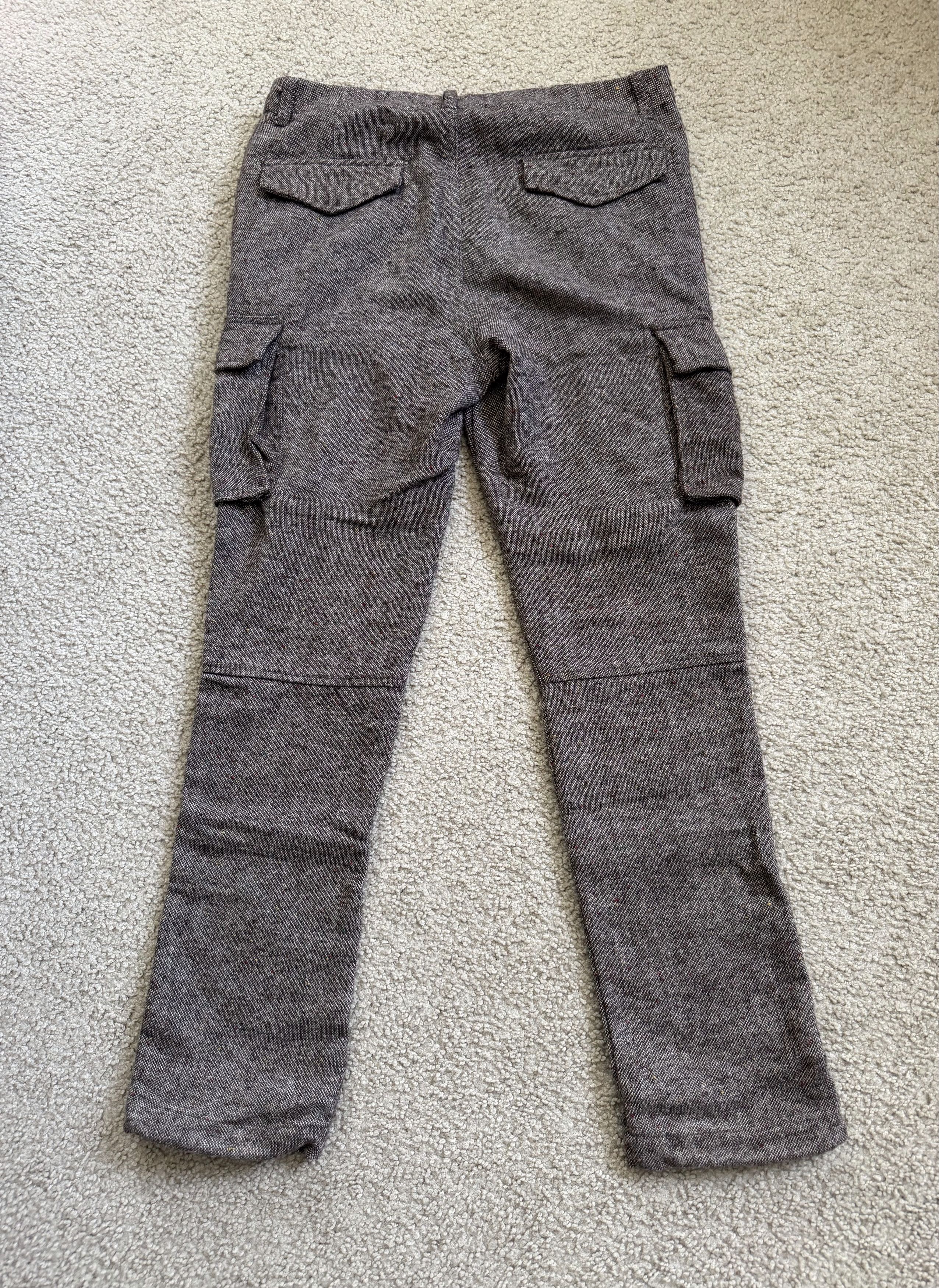 Richie Le Collection Richie Le Collection Tweed Cargo Trousers Size US 30 / EU 46 - 2 Thumbnail