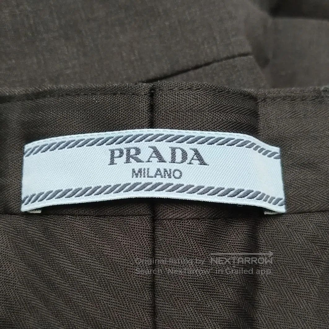 Prada Prada Wool Solid Trousers in Size 38 . Size 37" - 4 Thumbnail