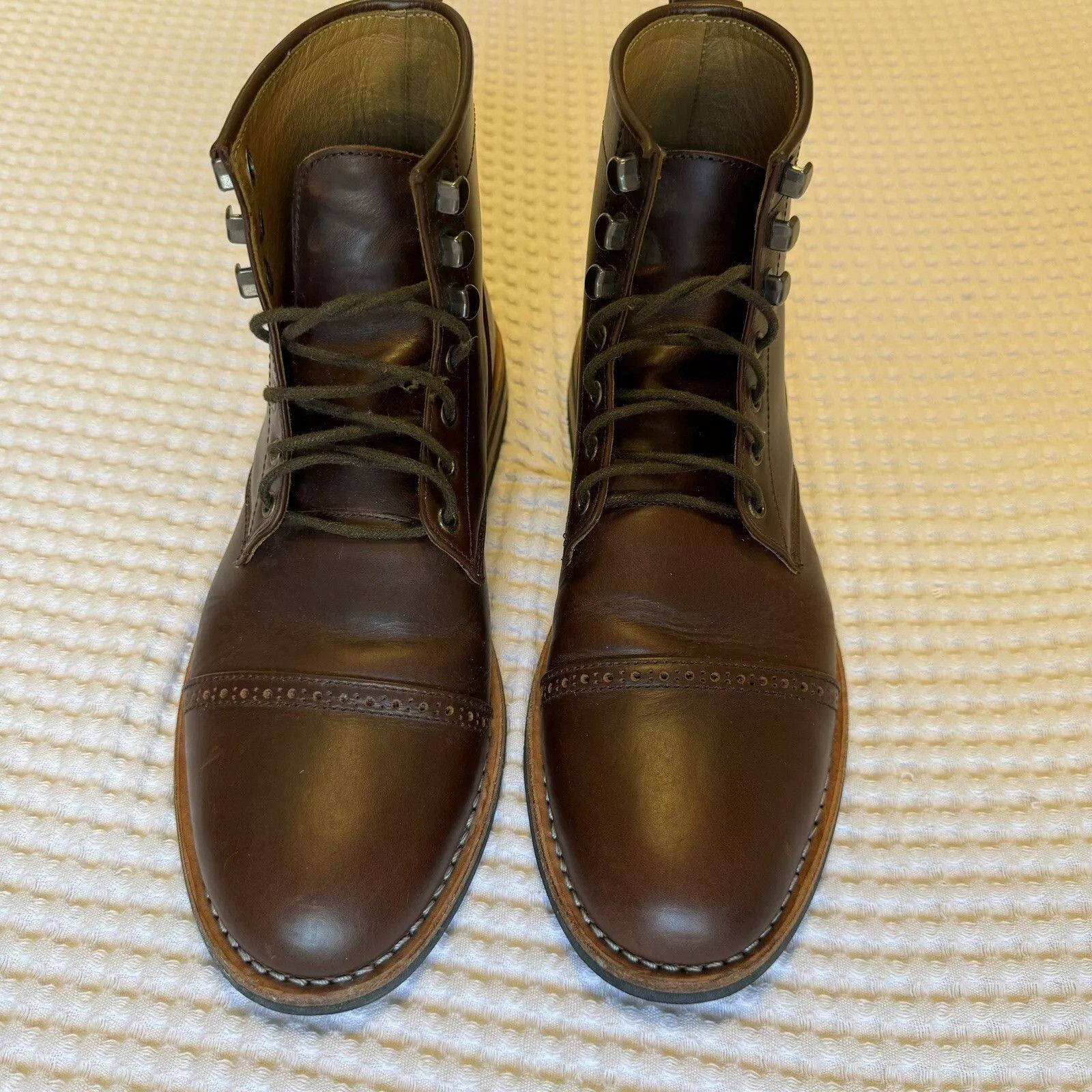 Chevalier Chevalier Boots Cap Toe Goodyear Welted Vibram Size 10 Size US 10 / EU 43 - 2 Thumbnail