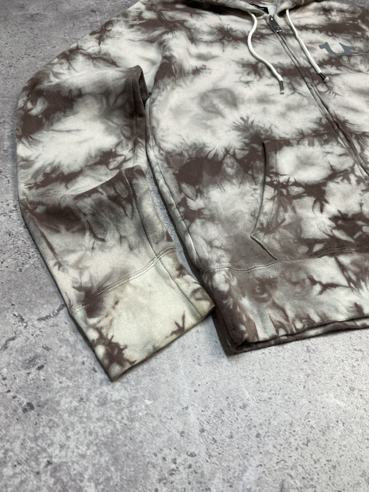 True Religion Vintage True Religion Y2K Avantgarde Tye Dye Zip Hoodie Size US M / EU 48-50 / 2 - 10 Thumbnail