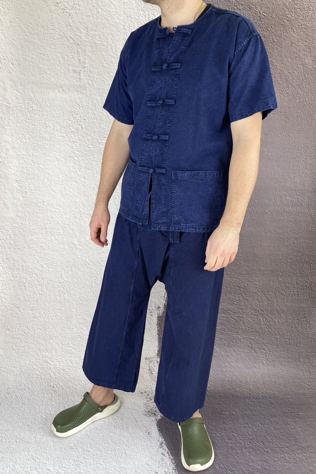 Japanese Brand Vintage Japanese kimono suit chore jacket bondage pants Size US L / EU 52-54 / 3 - 6 Thumbnail