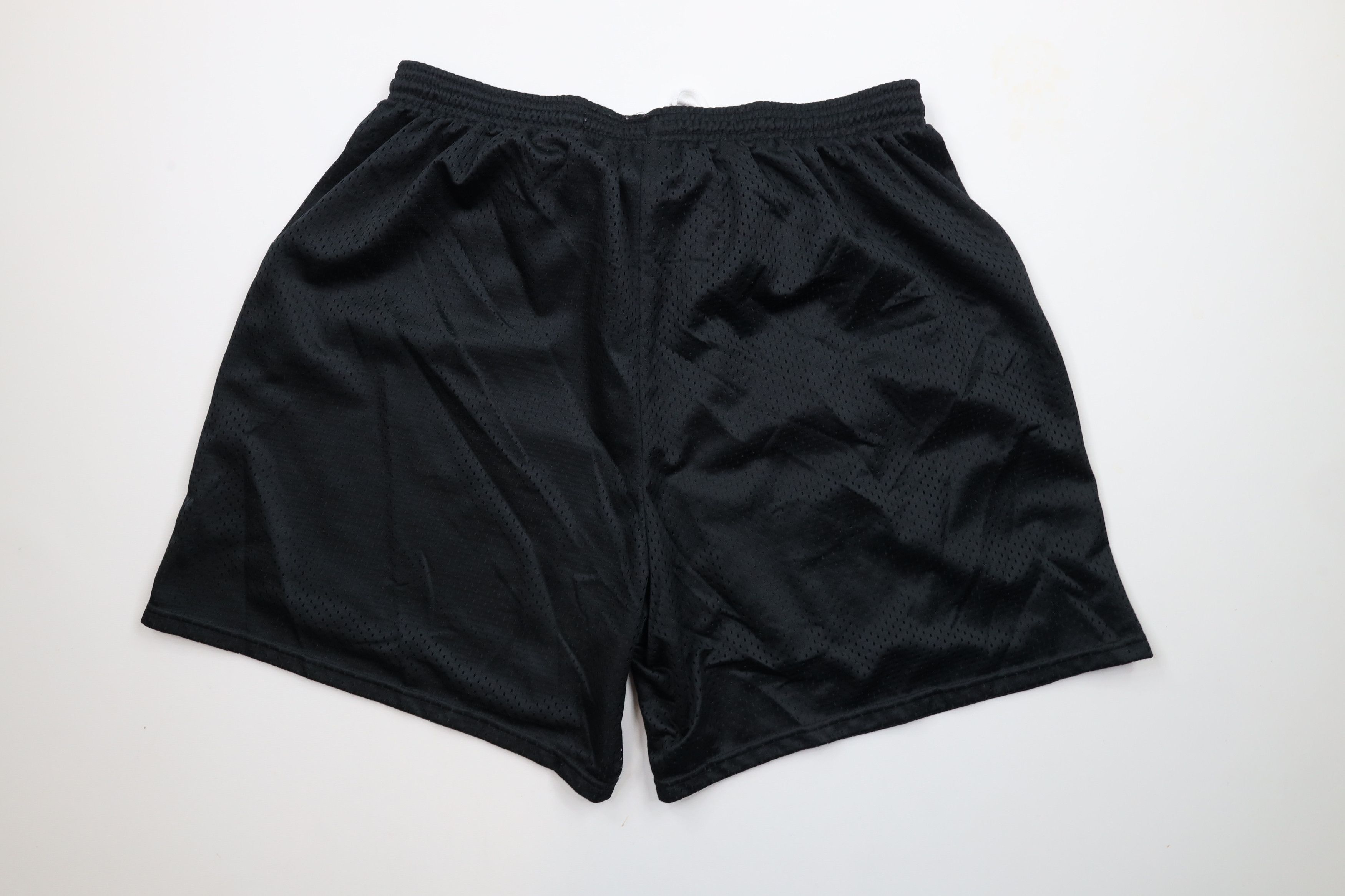 Vintage Vintage 90s Streetwear Above Knee Basketball Shorts Black Size US 36 / EU 52 - 7 Thumbnail
