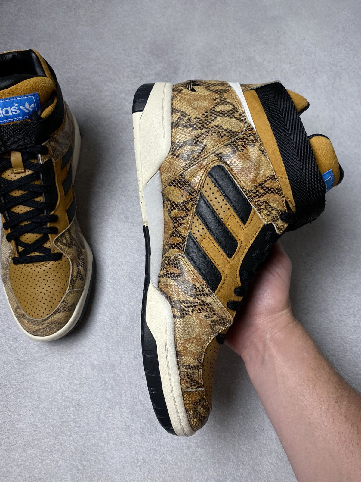 Jeremy Scott RARE Vintage Adidas Enforcer Mid Pellegrini Snakeskin Q34163 Size US 11.5 / EU 44-45 - 10 Thumbnail